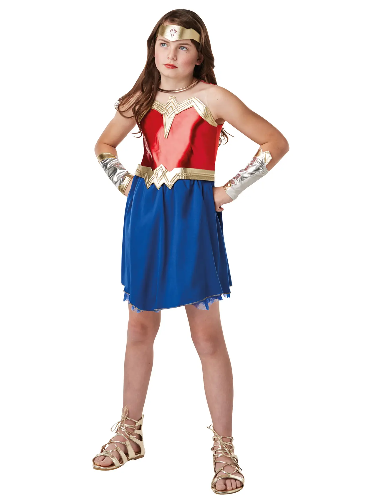 Wonder Woman – kostume til piger, 5-8 år