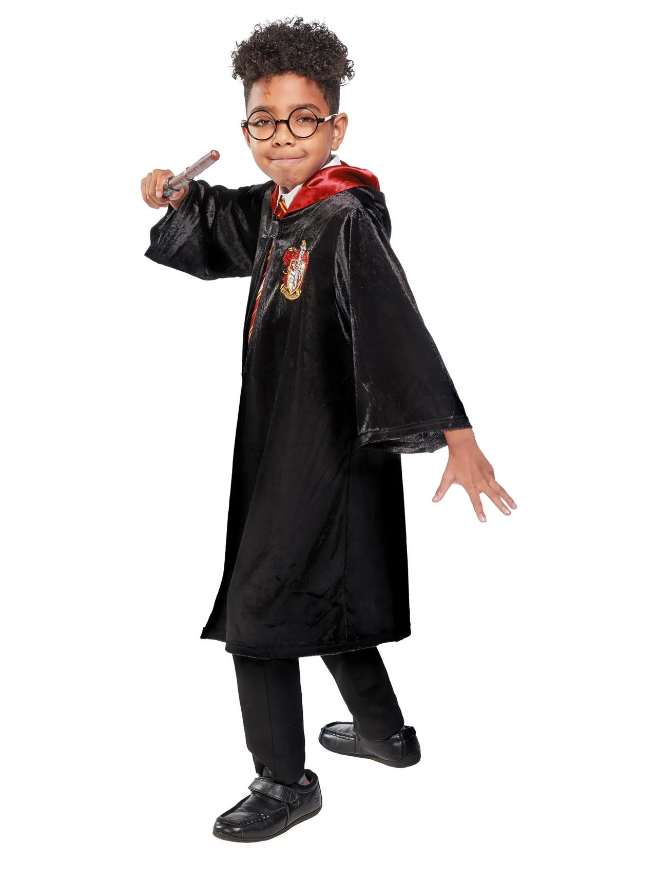 Harry Potter Gryffindor-kappe Deluxe – kostume til drenge, 9-16 år