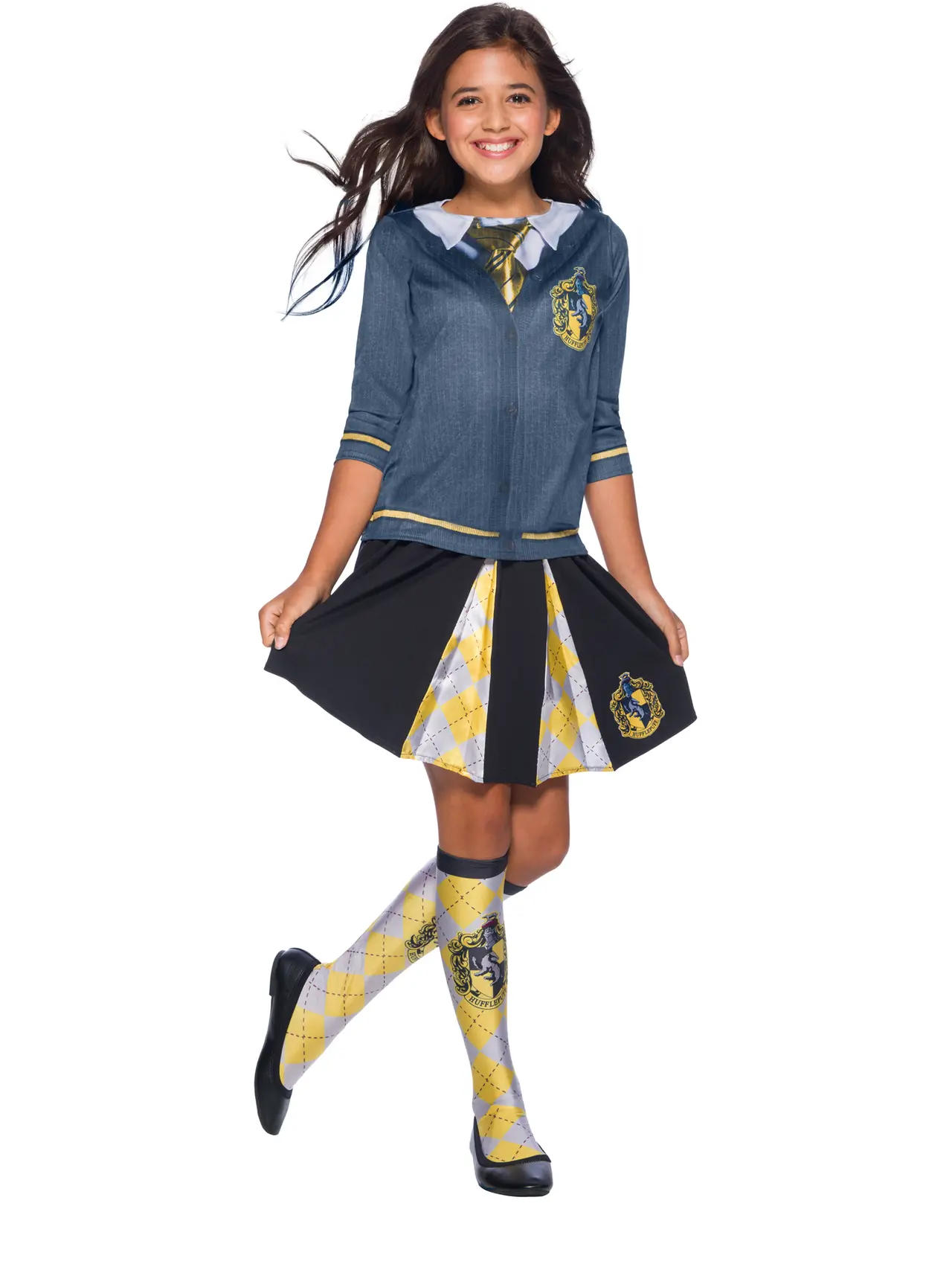 Hufflepuff-top – kostume til piger