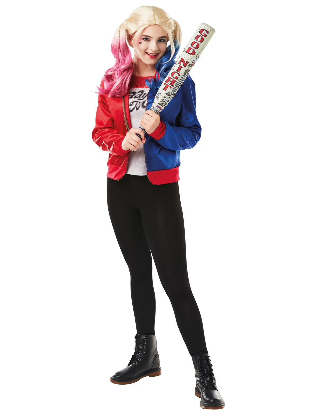 Harley Quinn-sæt – kostume til piger