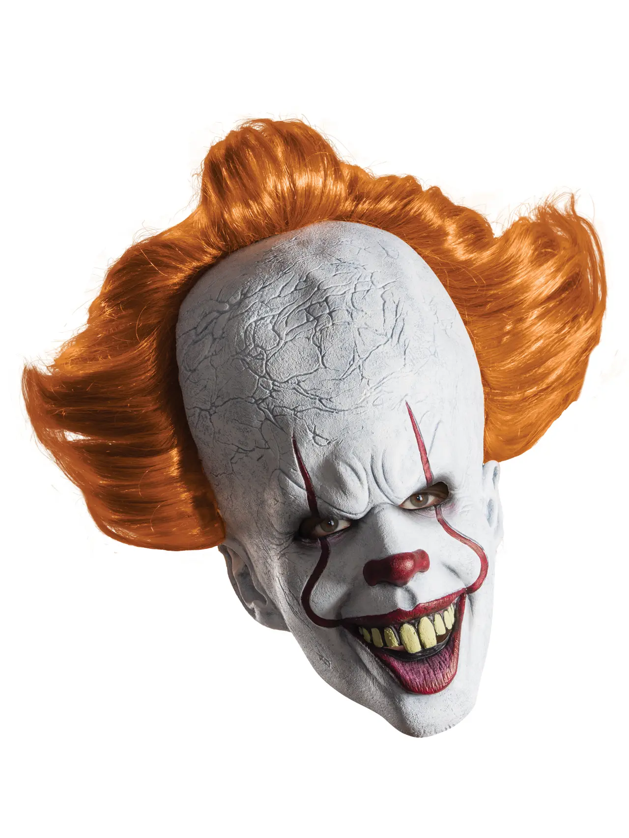 Pennywise 3/4-maske med hår