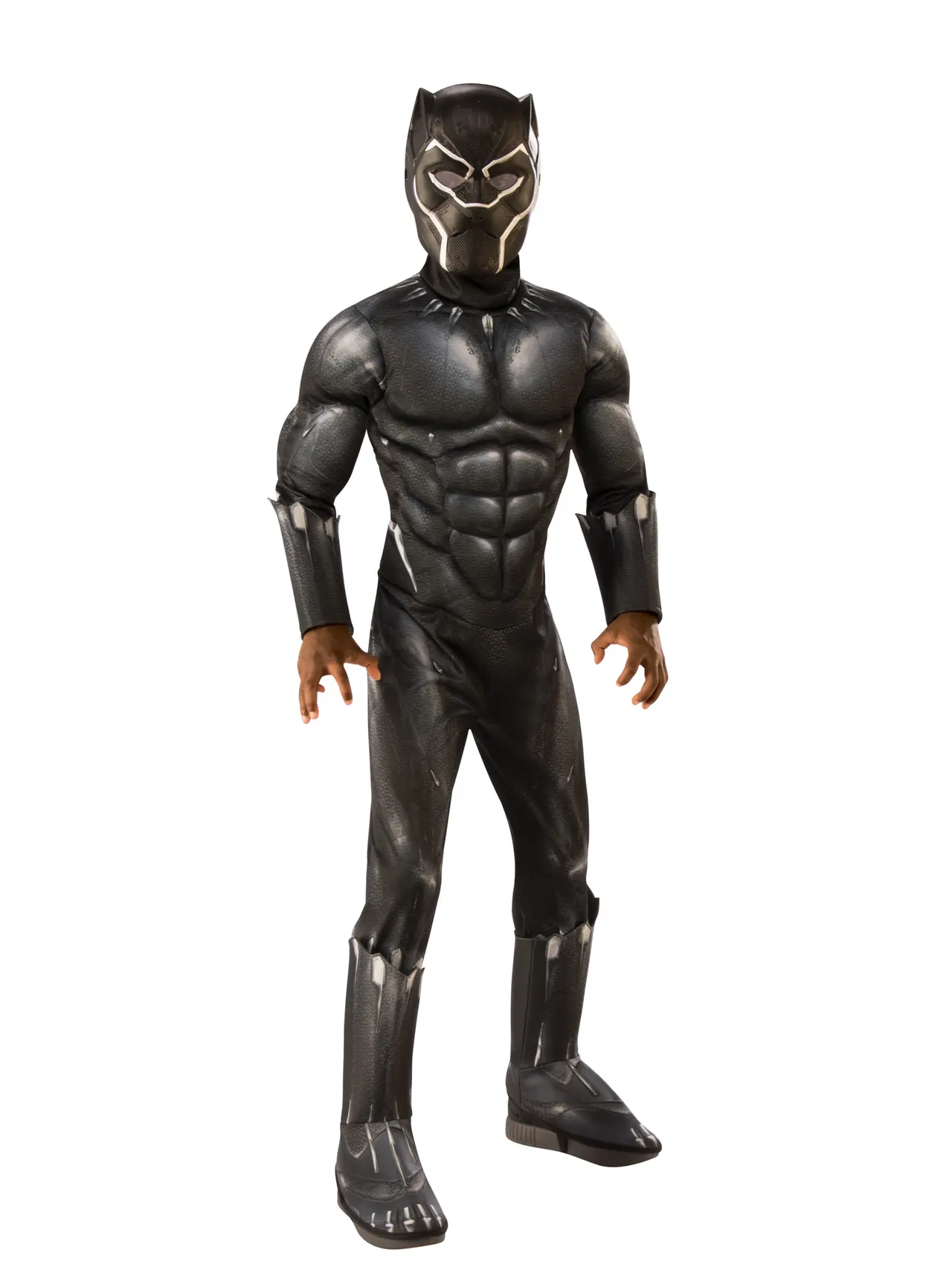 Black Panther Deluxe – kostume til drenge, 3-12 år