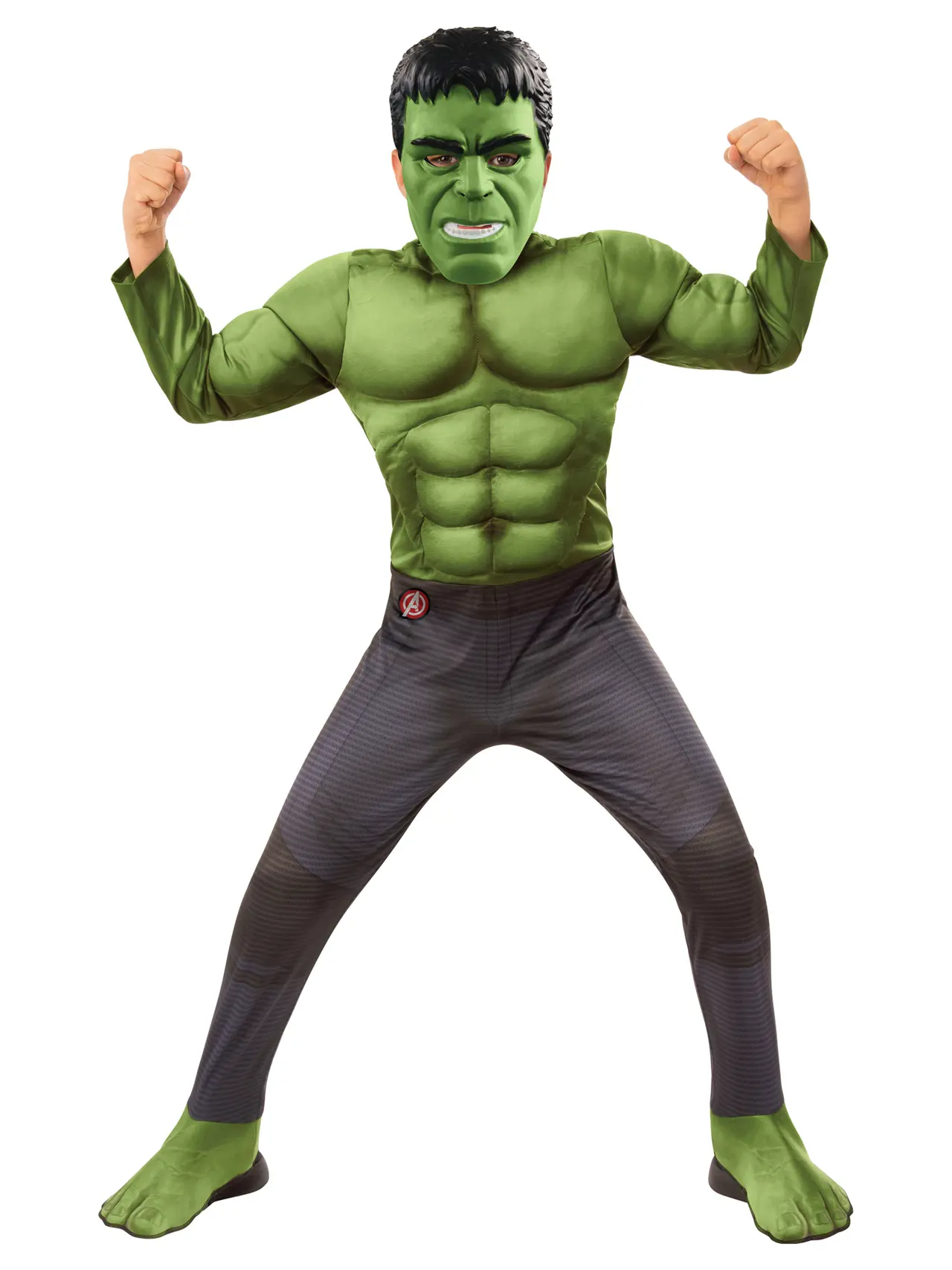 Hulk Deluxe – kostume til drenge, 3-12 år