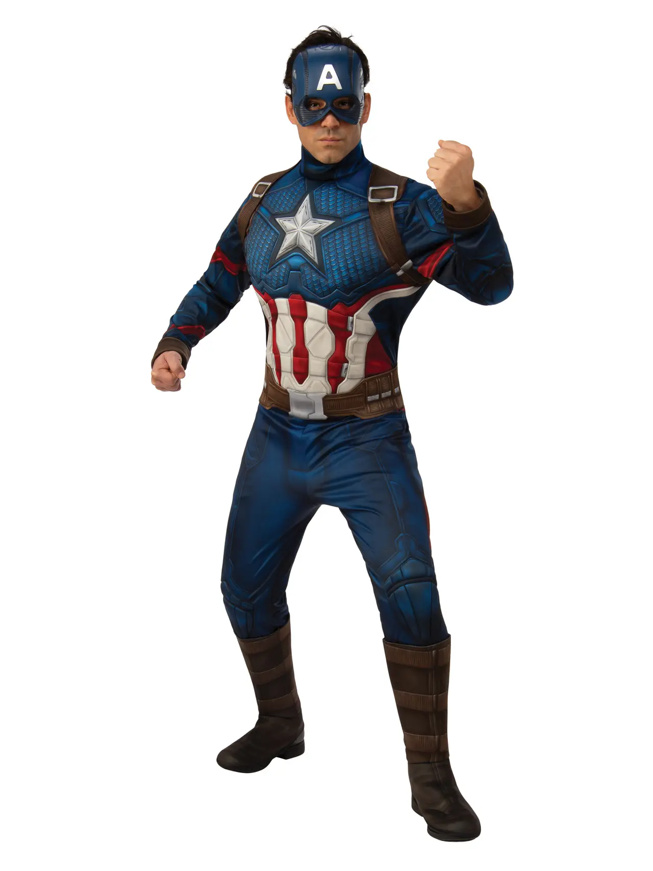 Captain America Deluxe – kostume til herrer