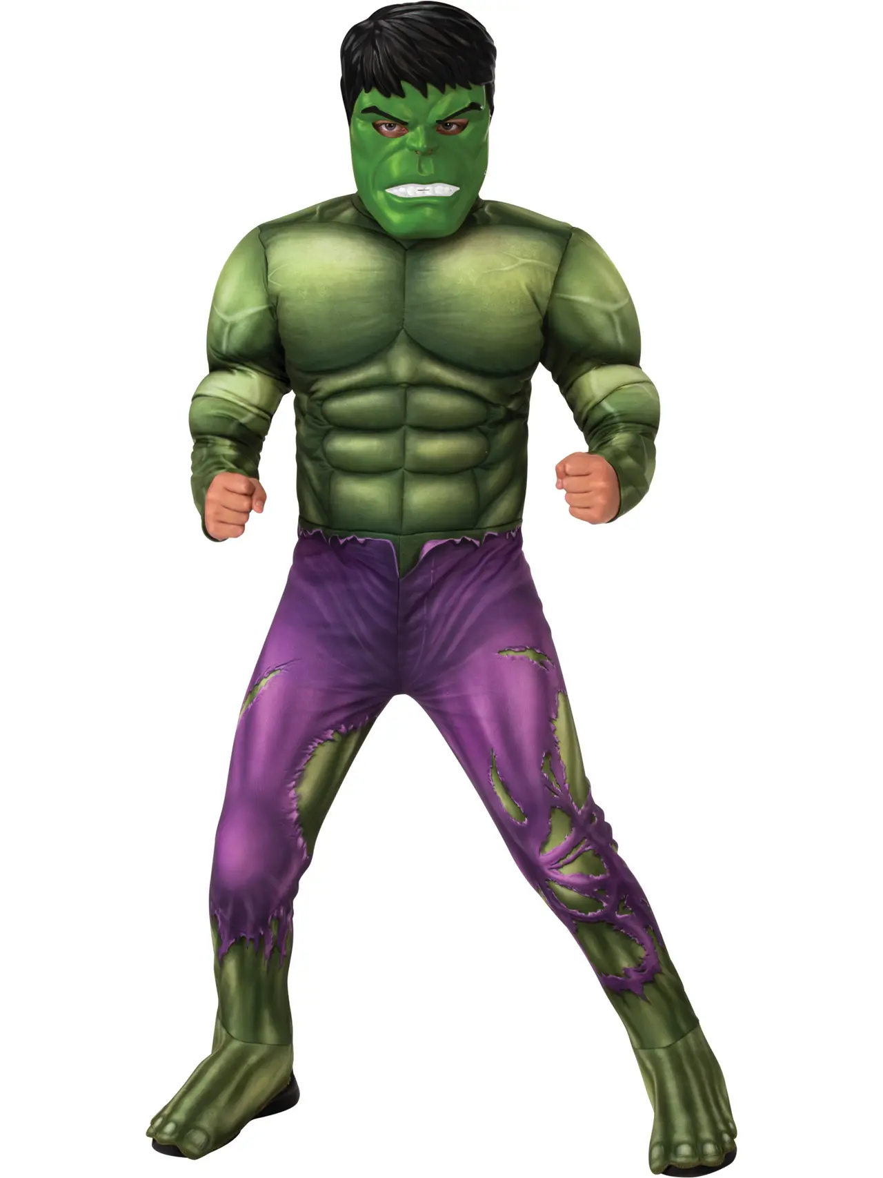 Hulk Deluxe – kostume til børn, S