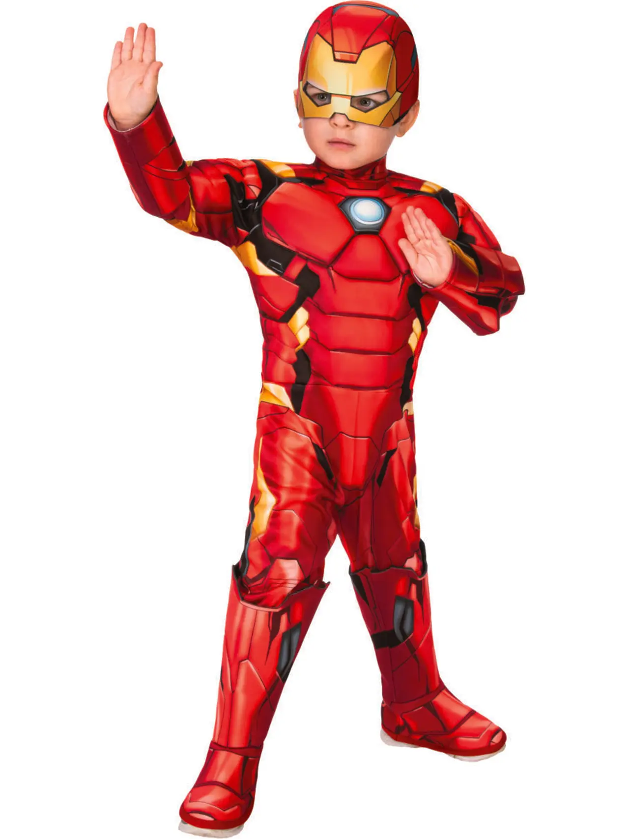 Iron Man Deluxe – kostume til drenge, 2-4 år