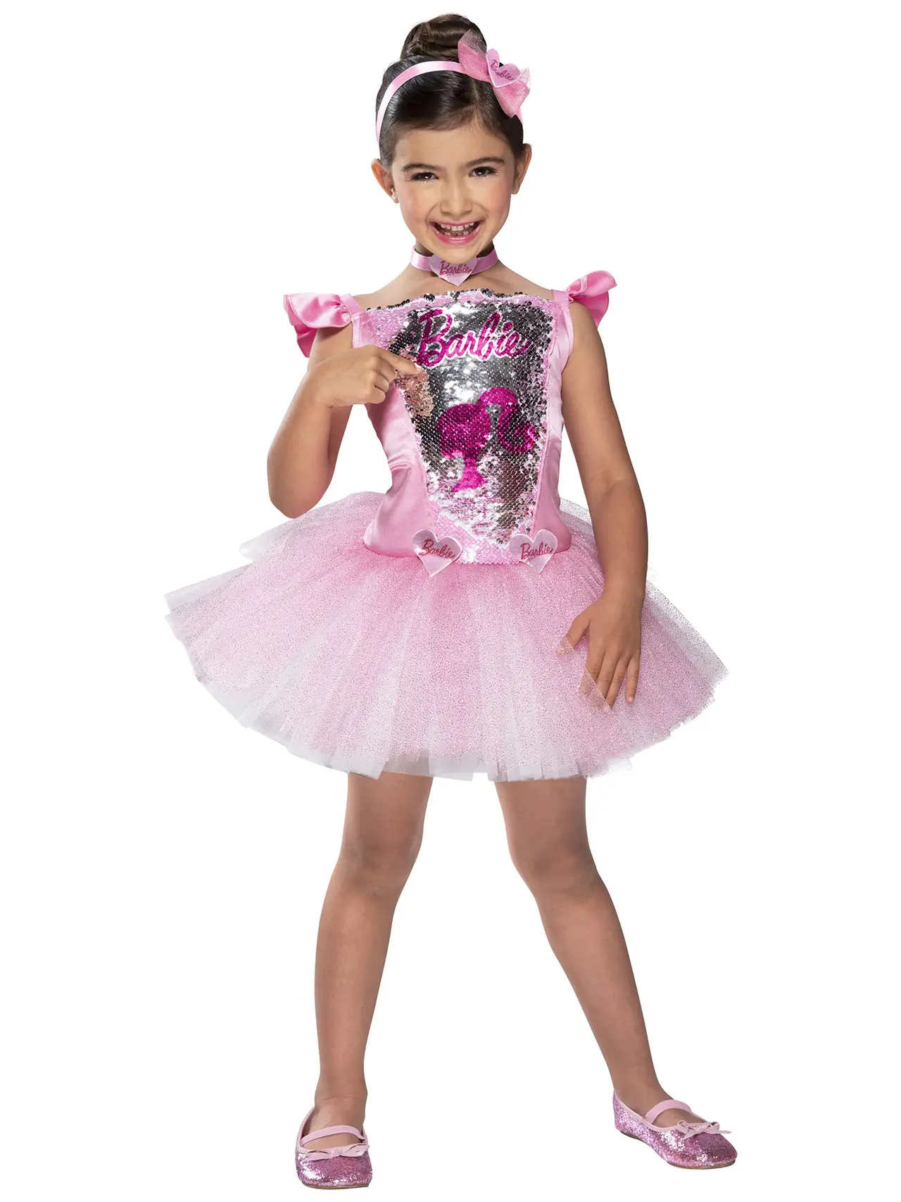 Barbie ballerina – kostume til piger, 3-8 år