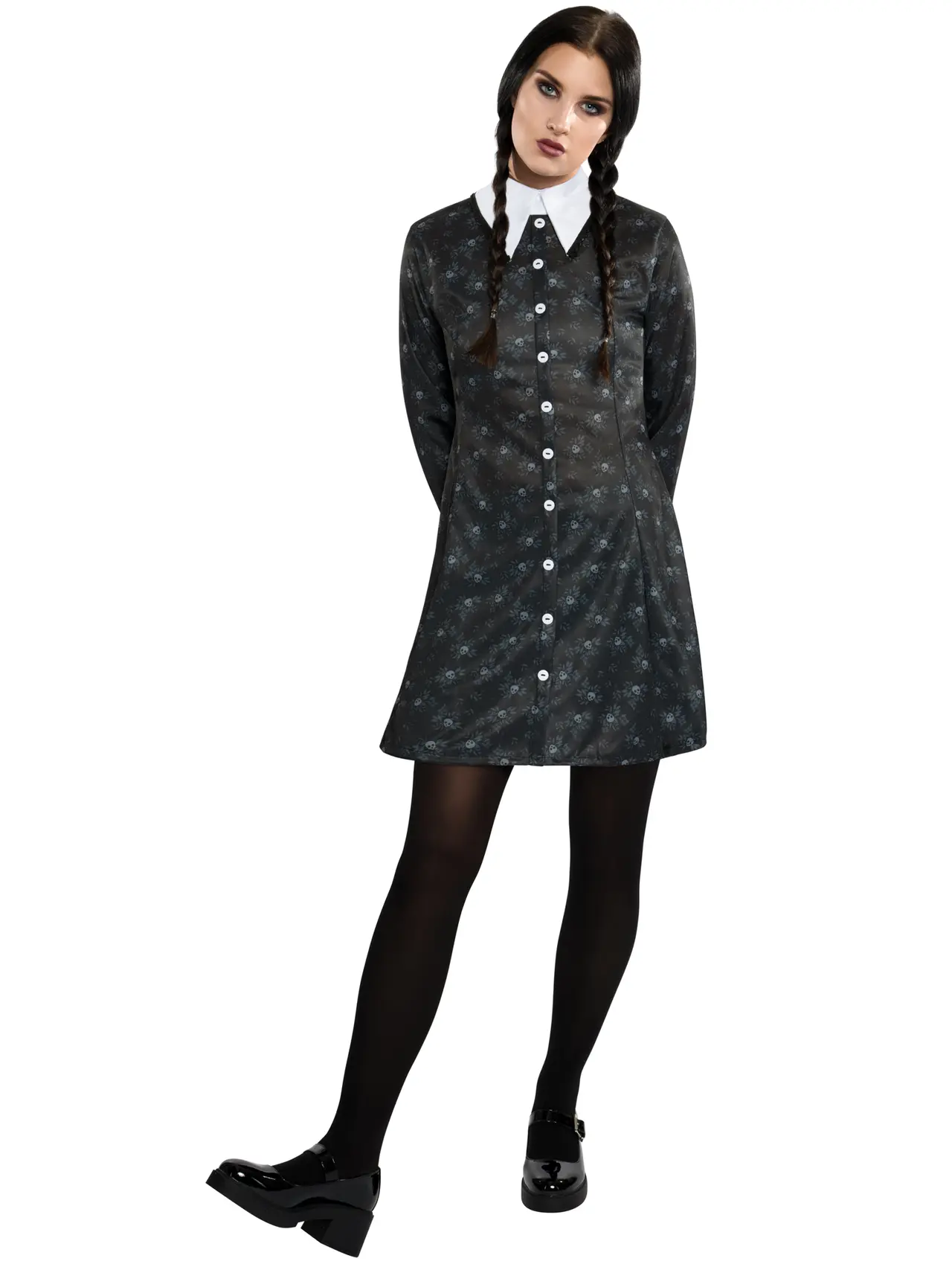 Wednesday Addams – kostume til børn og voksne