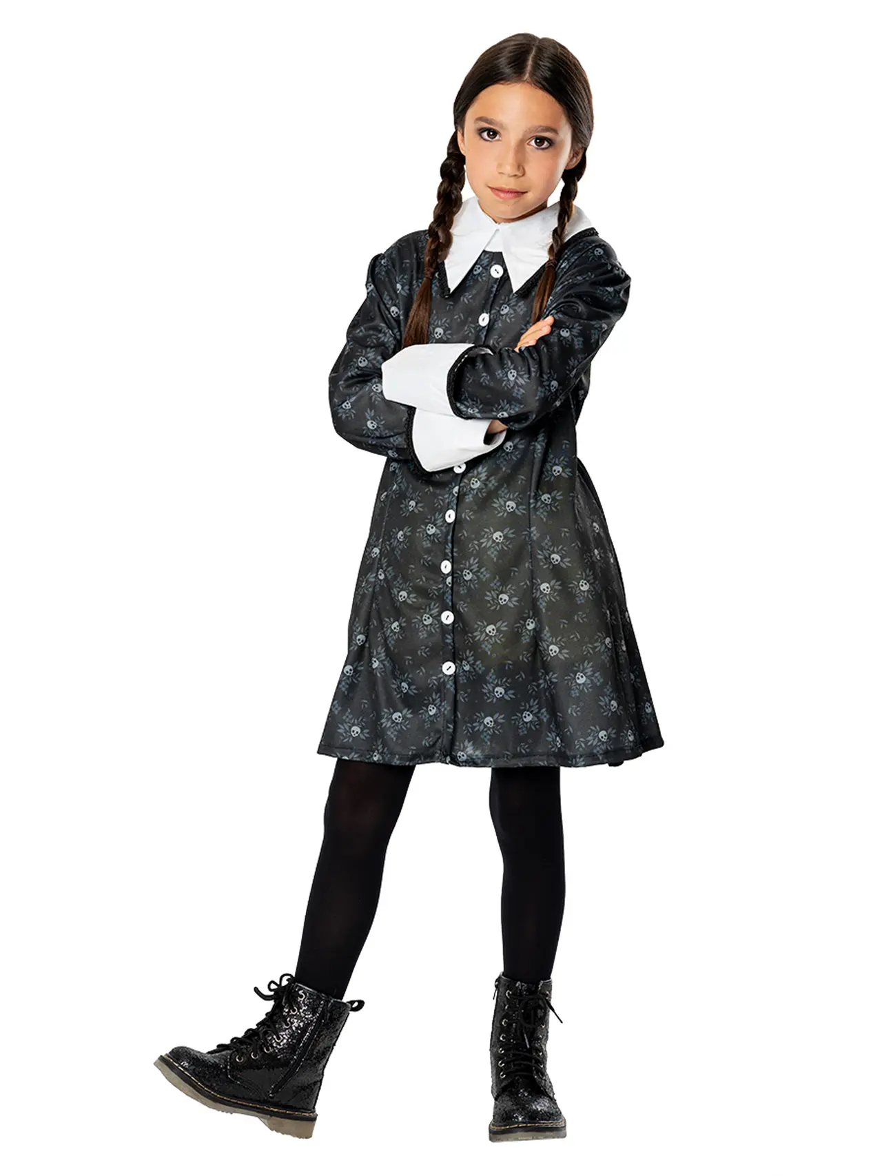 Wednesday Addams – kostume til piger