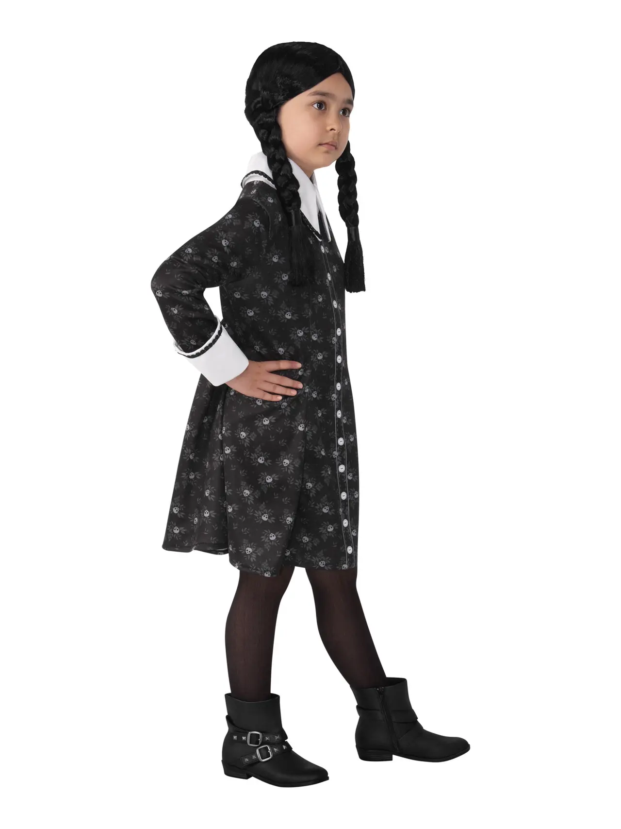 Wednesday Addams – kostume til piger