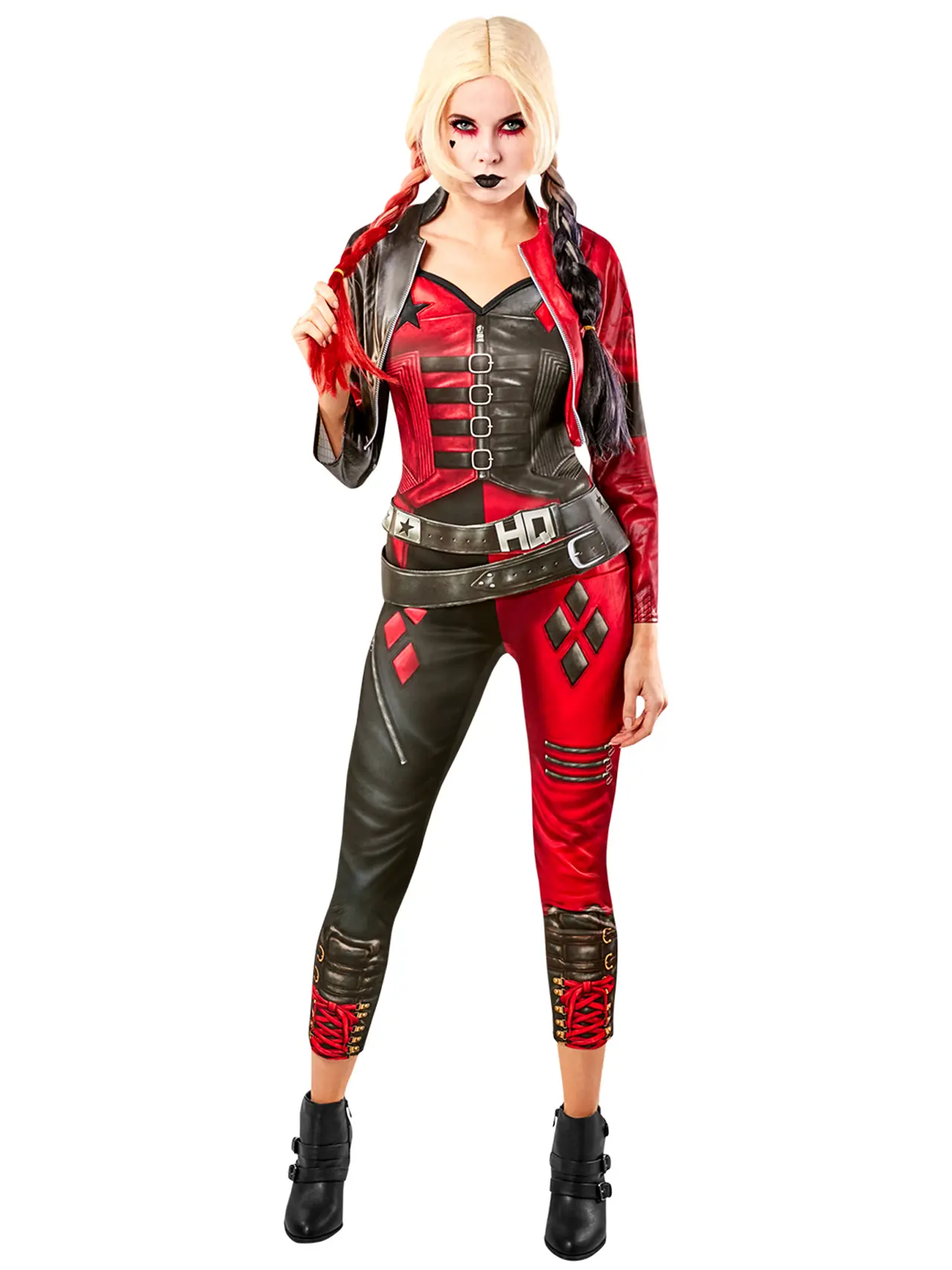 Harley Quinn jumpsuit – kostume til damer (model 702703)