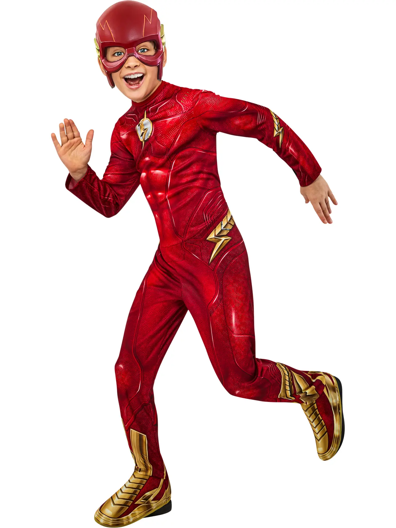 The Flash – kostume til drenge, 5-6 år-L