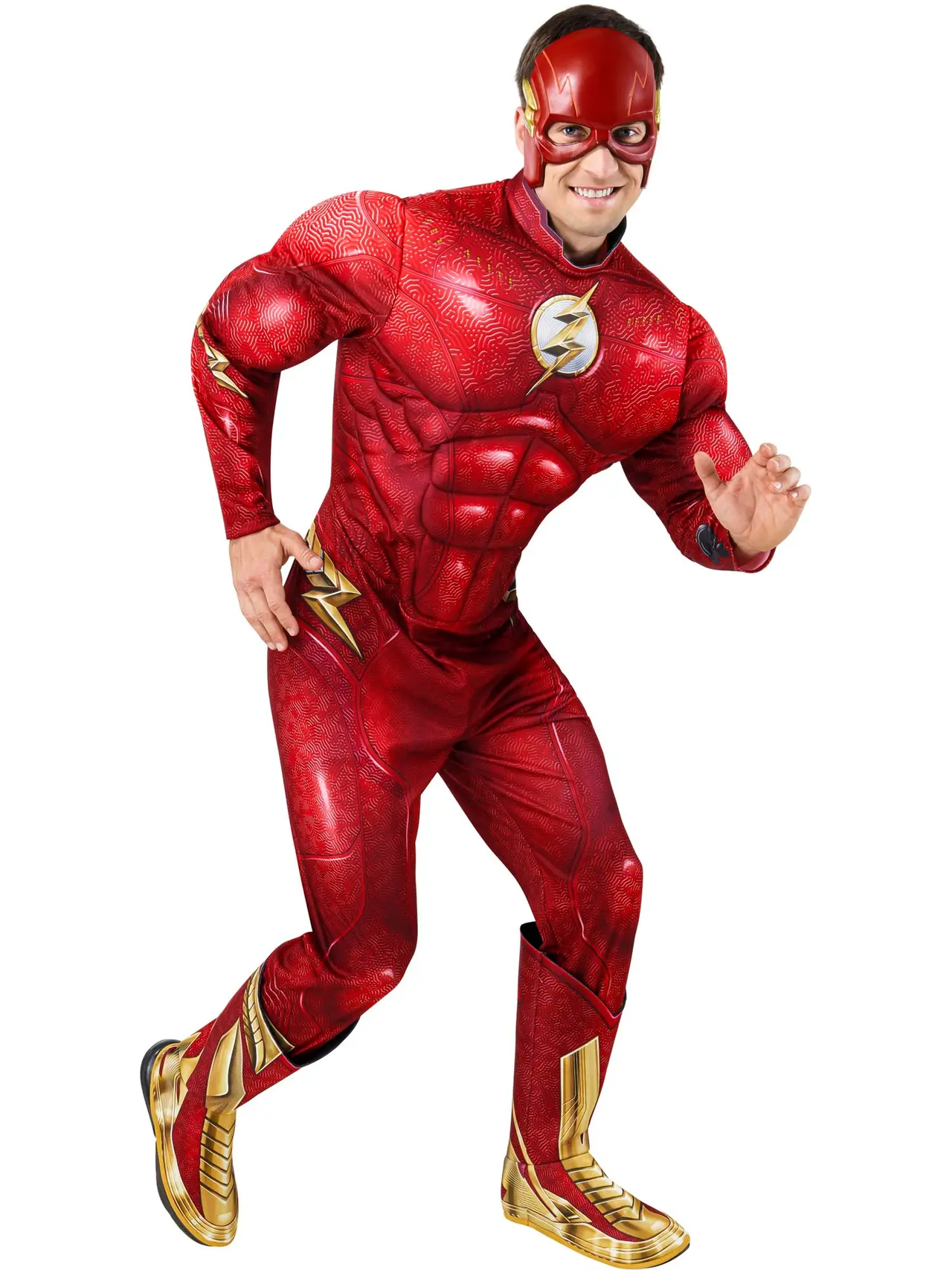 The Flash Deluxe – kostume til herrer, S-L