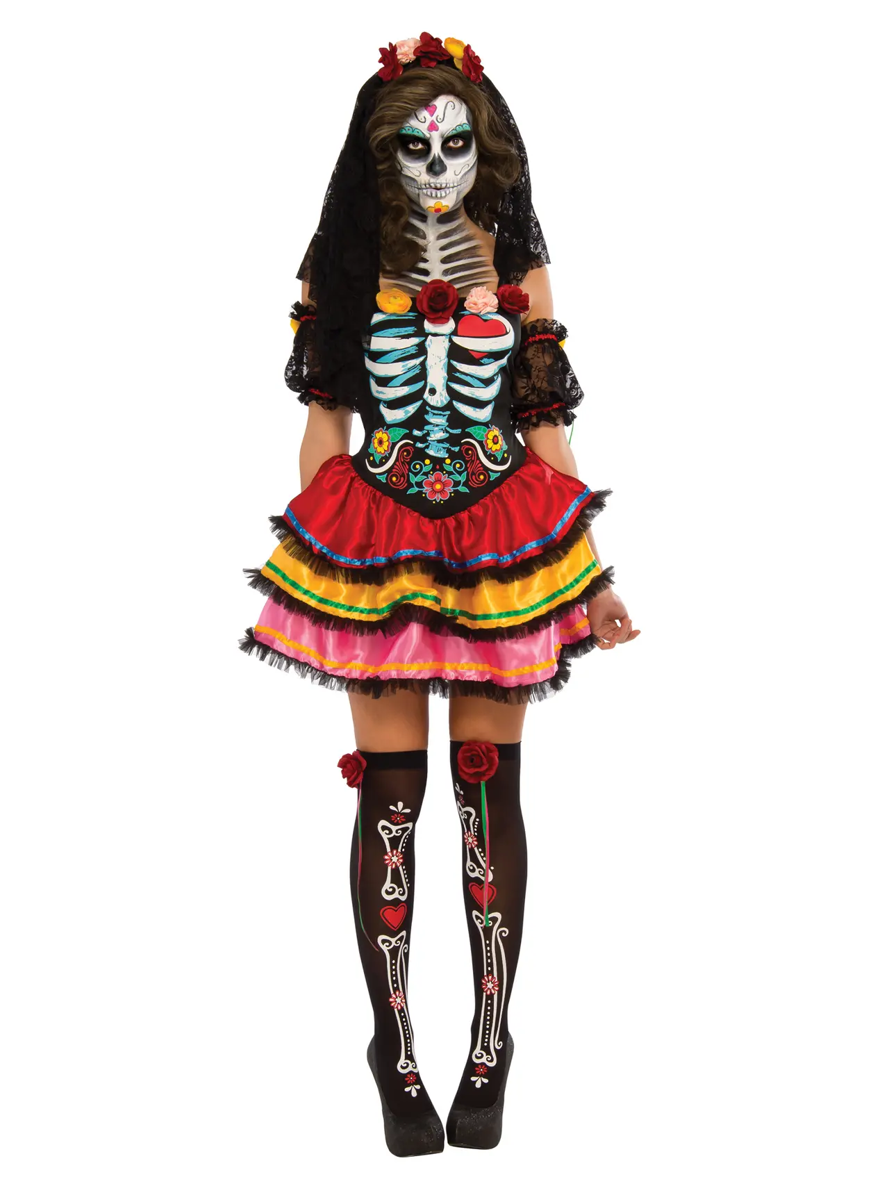 Day of the Dead-señorita – kostume til damer