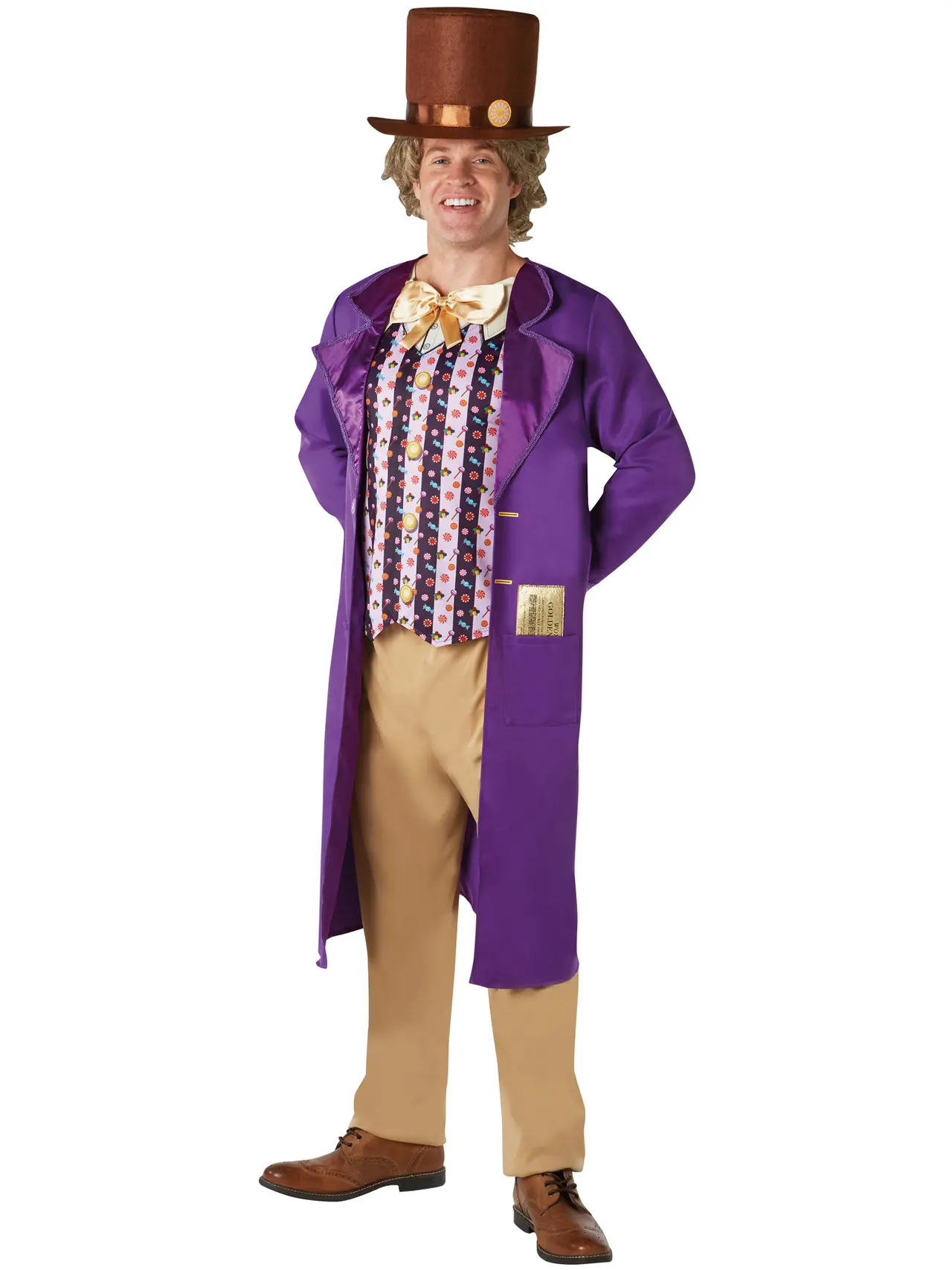 Willy Wonka Deluxe – kostume til herrer