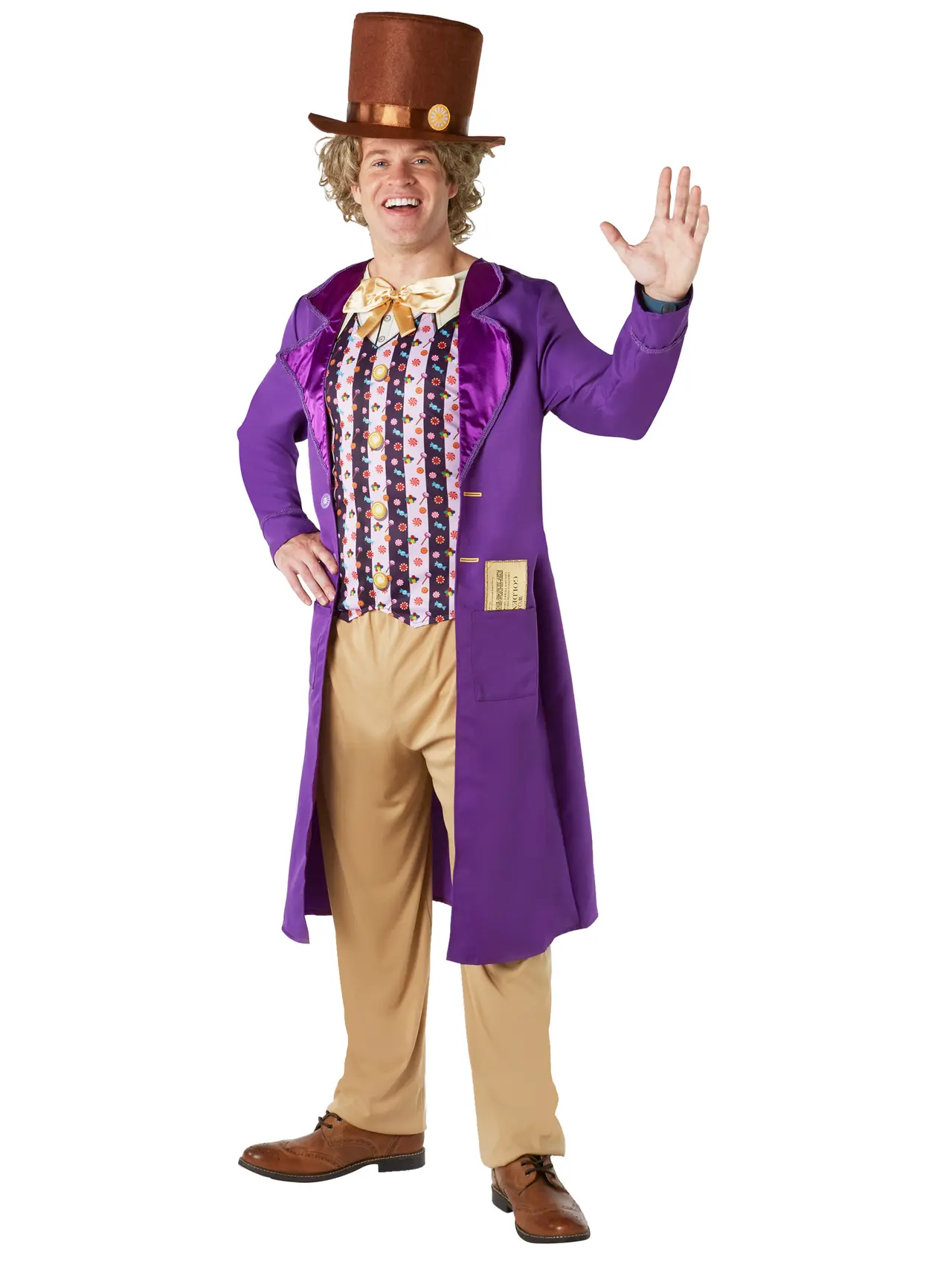 Willy Wonka Deluxe – kostume til herrer