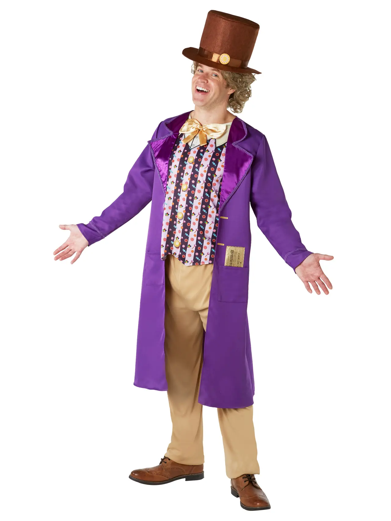 Willy Wonka Deluxe – kostume til herrer