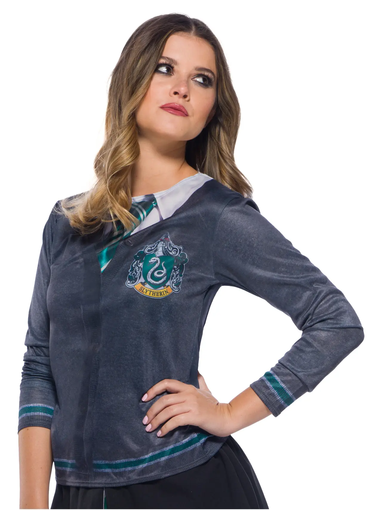 Harry Potter Slytherin-top – kostume til damer