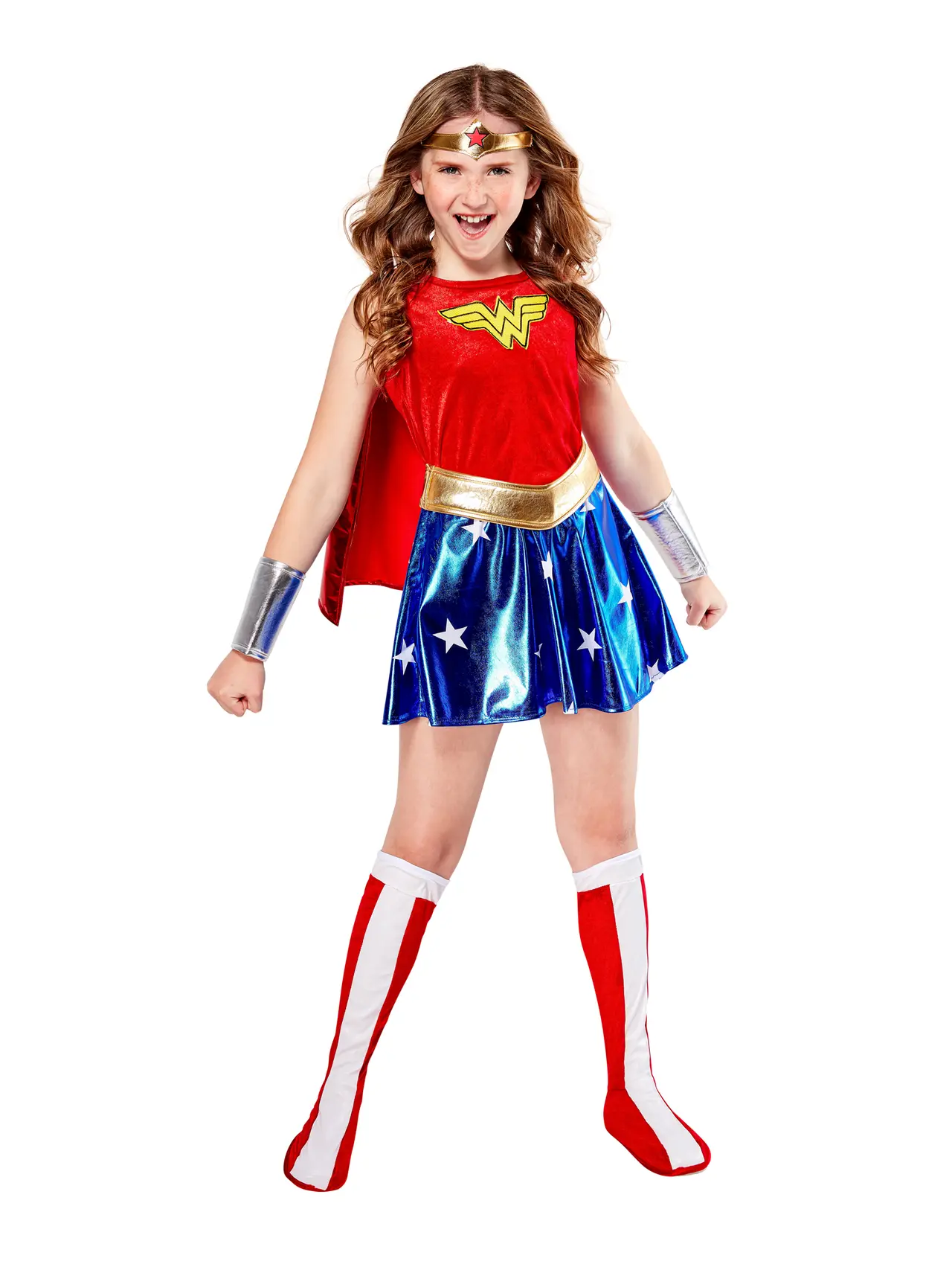 Wonder Woman Deluxe – kostume til piger (model 882312)