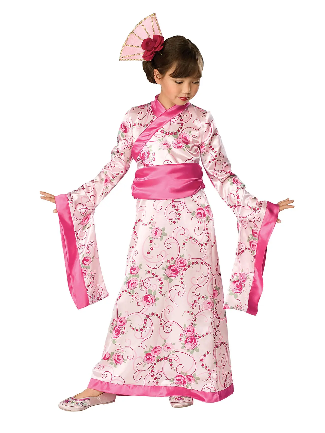 Asiatisk prinsesse – kostume til piger