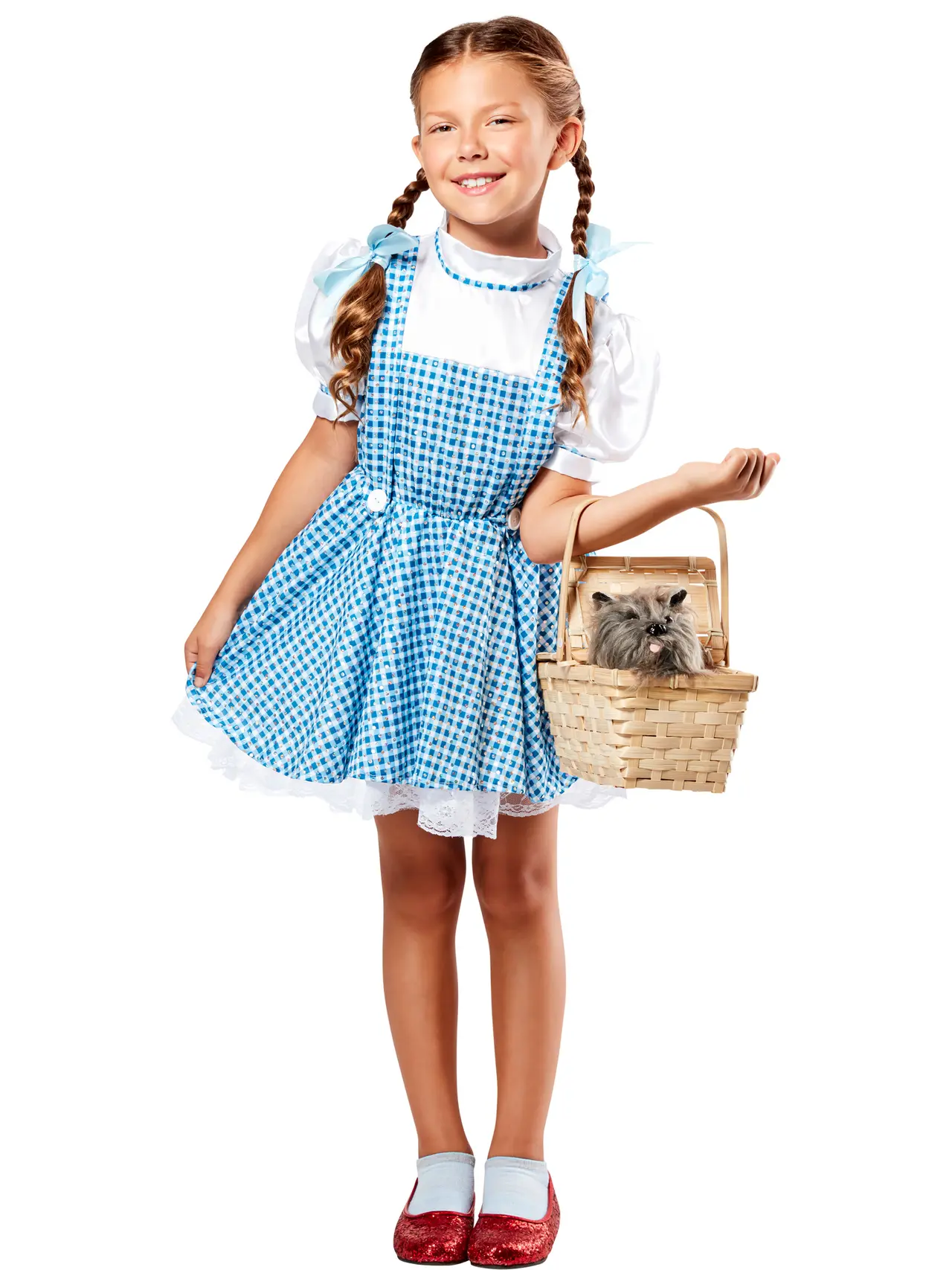 Dorothy med pailletter – kostume til piger
