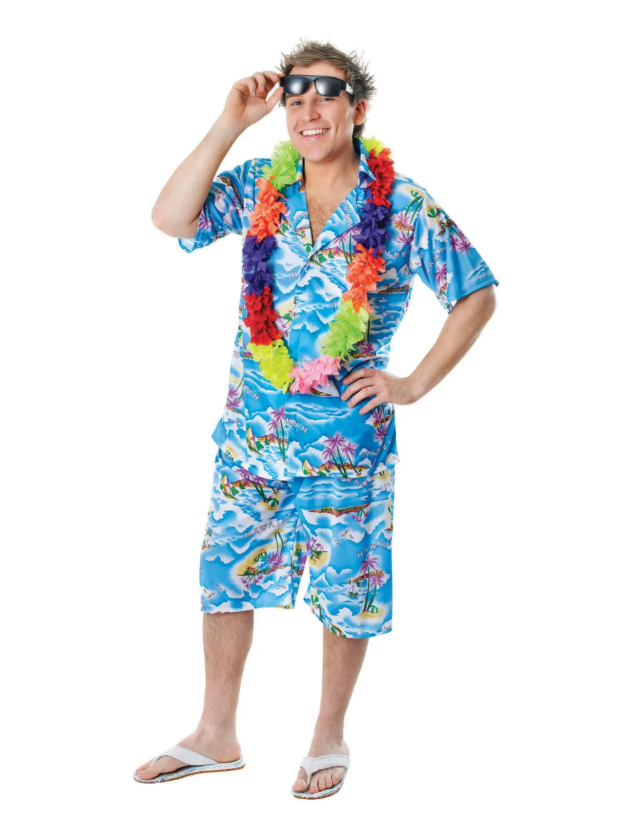 Hawaii-mand – kostume til herrer