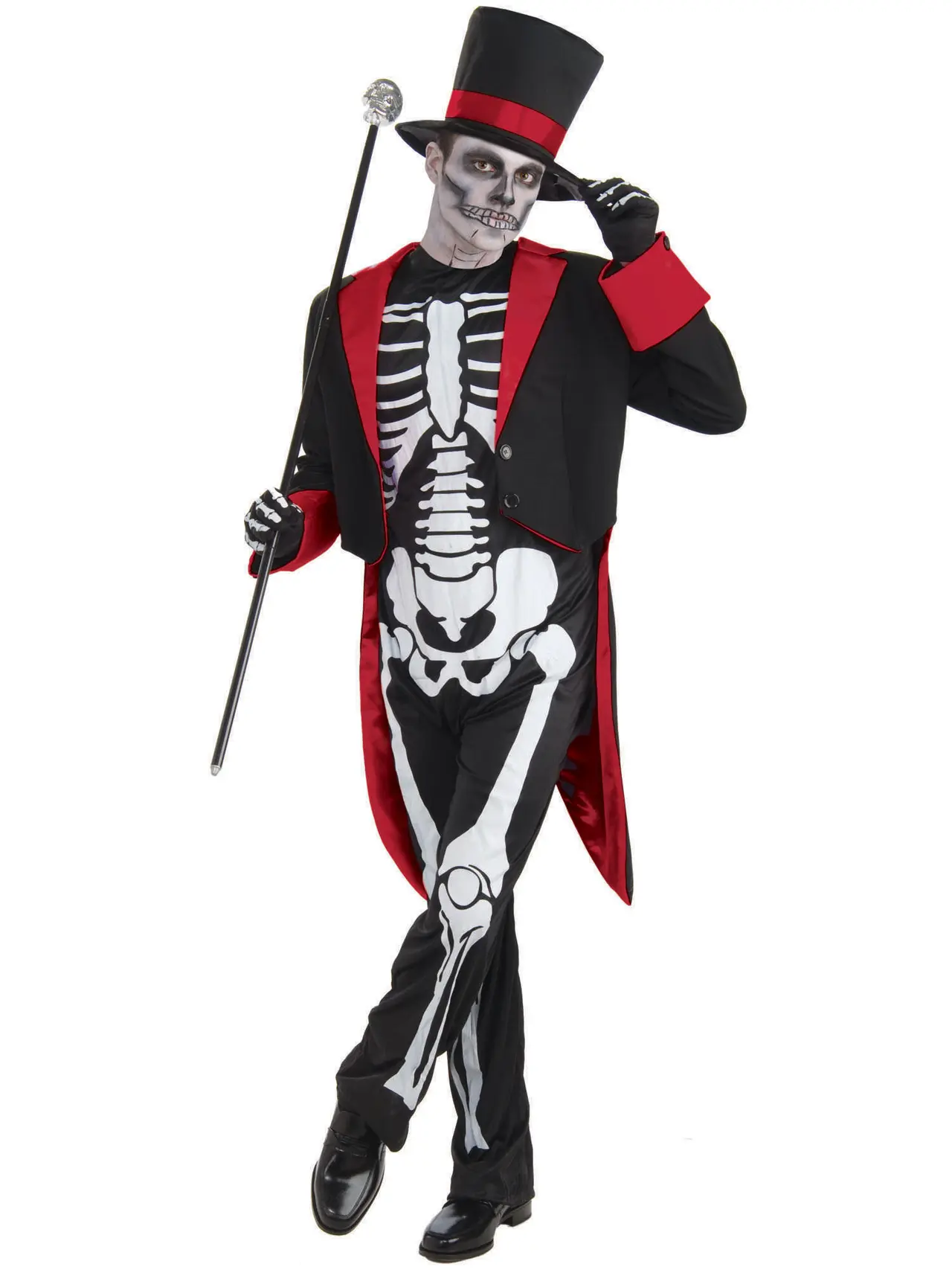 Mr. Bone Jangles-skelet – kostume til herrer