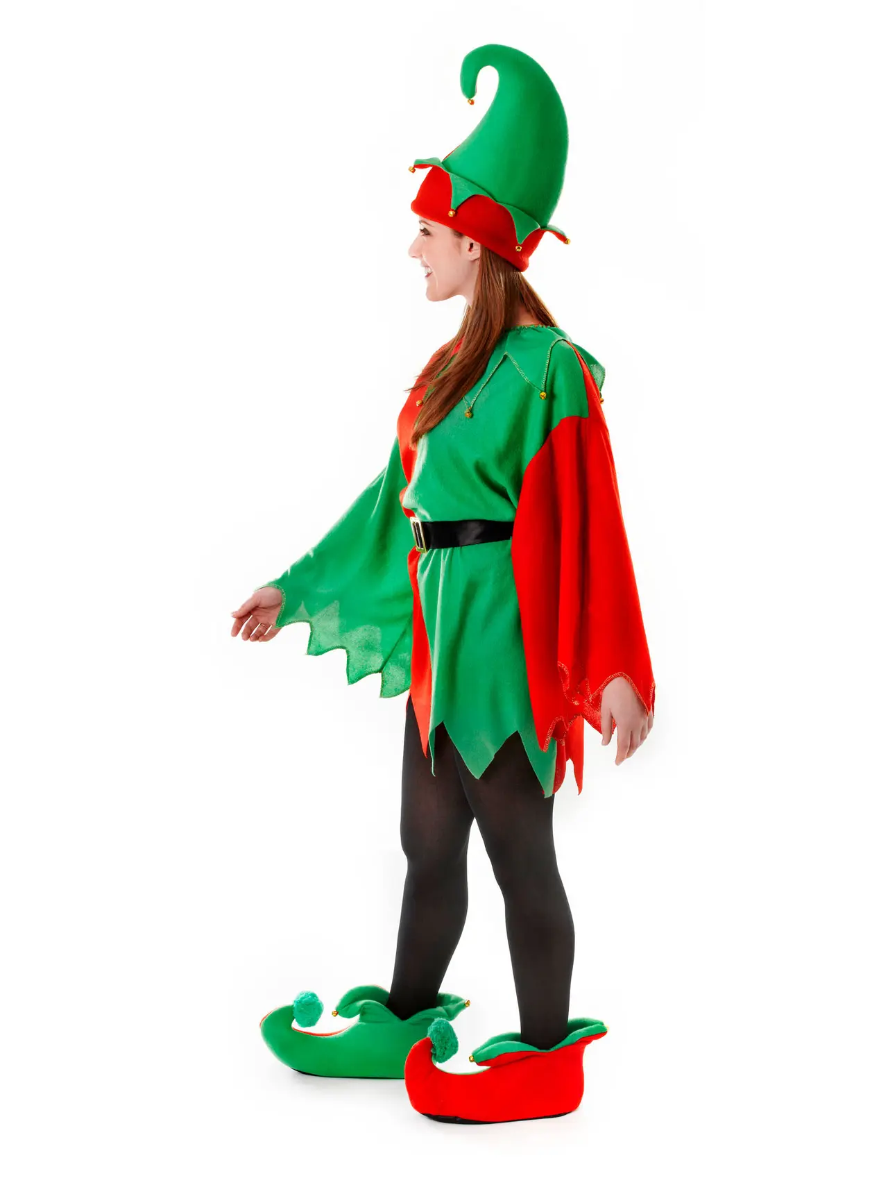 Nisse/julemandens hjælper – kostume til voksne