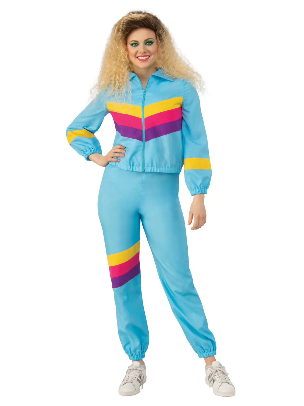 Blå shell suit – kostume til damer