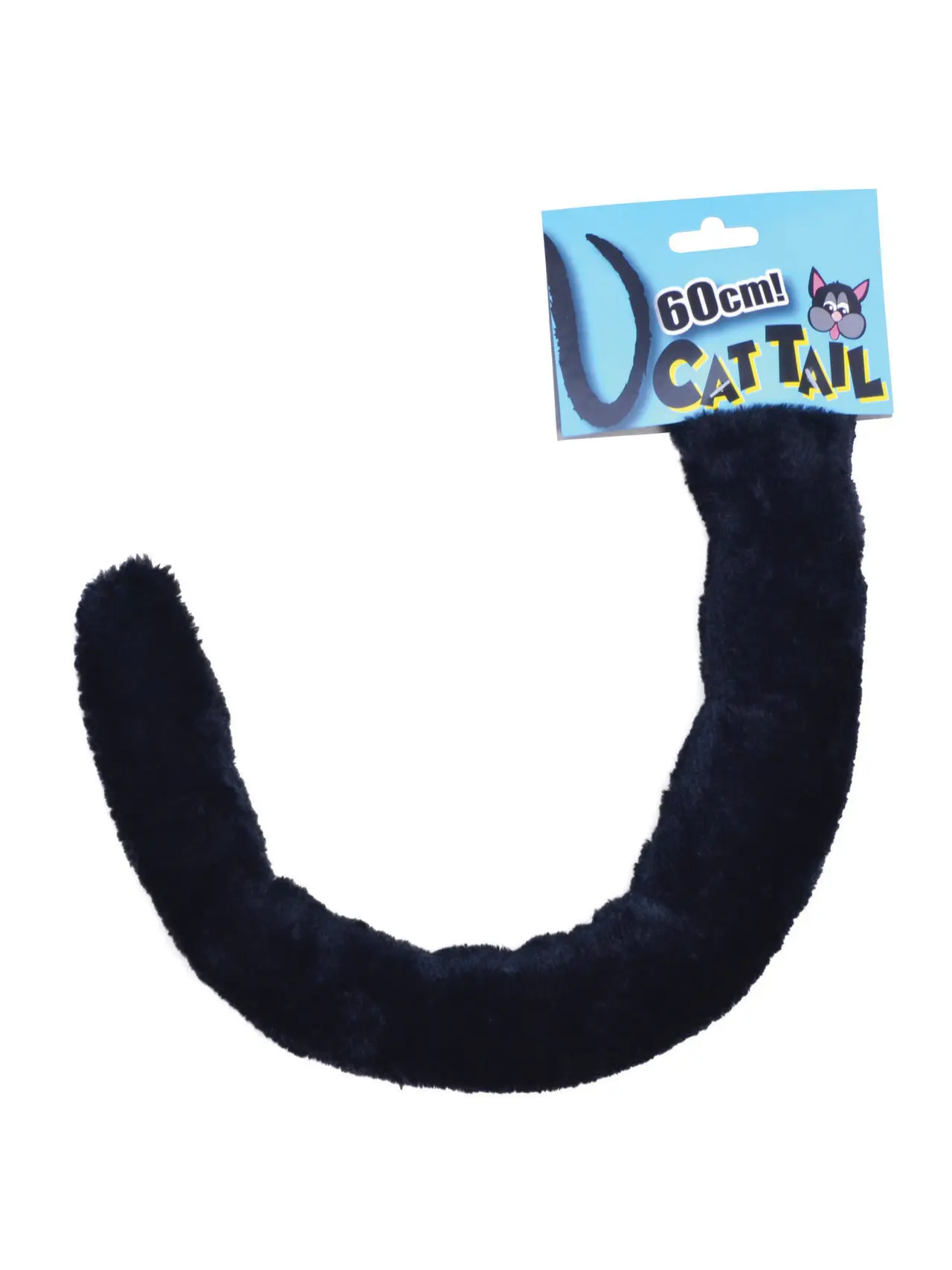 Sort kattehale, 60 cm