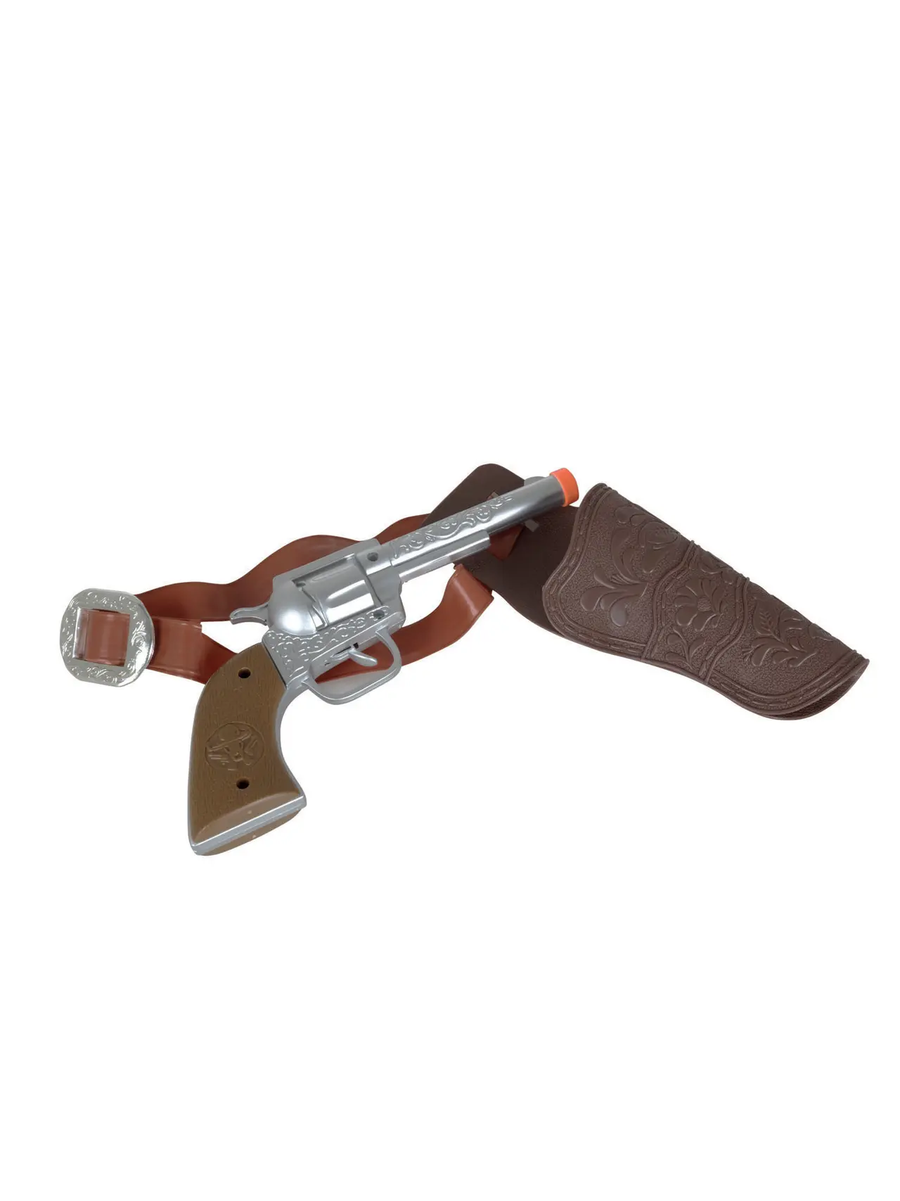 Cowboyhylster med pistol og bælte