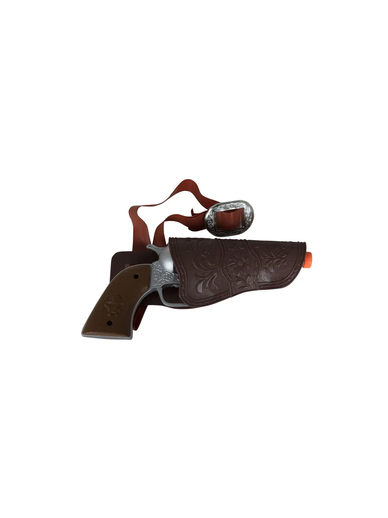 Cowboyhylster med pistol og bælte