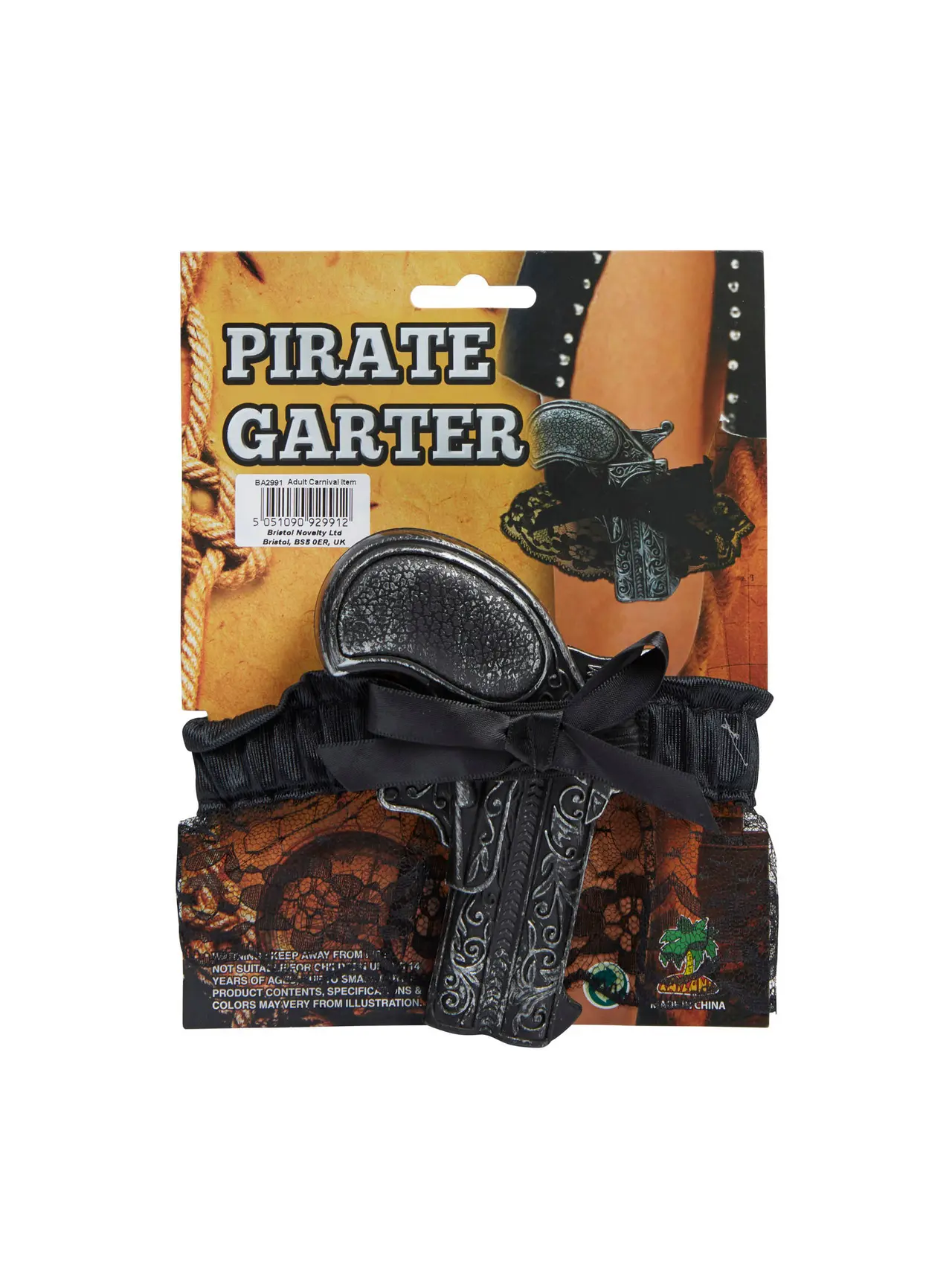 Strømpebånd med piratpistol