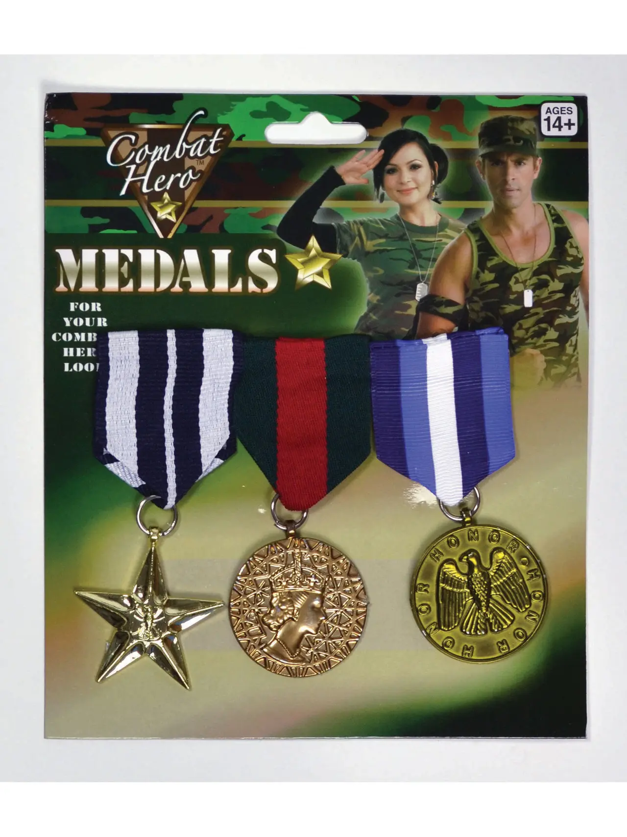 Militærmedaljer, 3 stk.