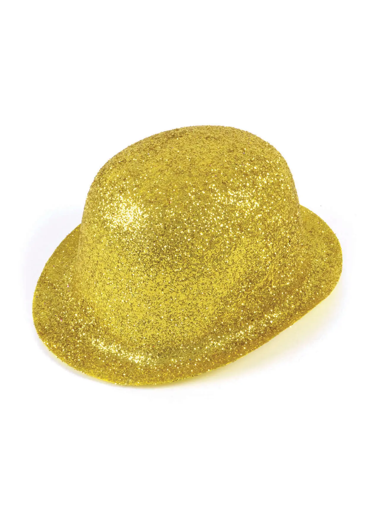 Bowlerhat med guldglimmer
