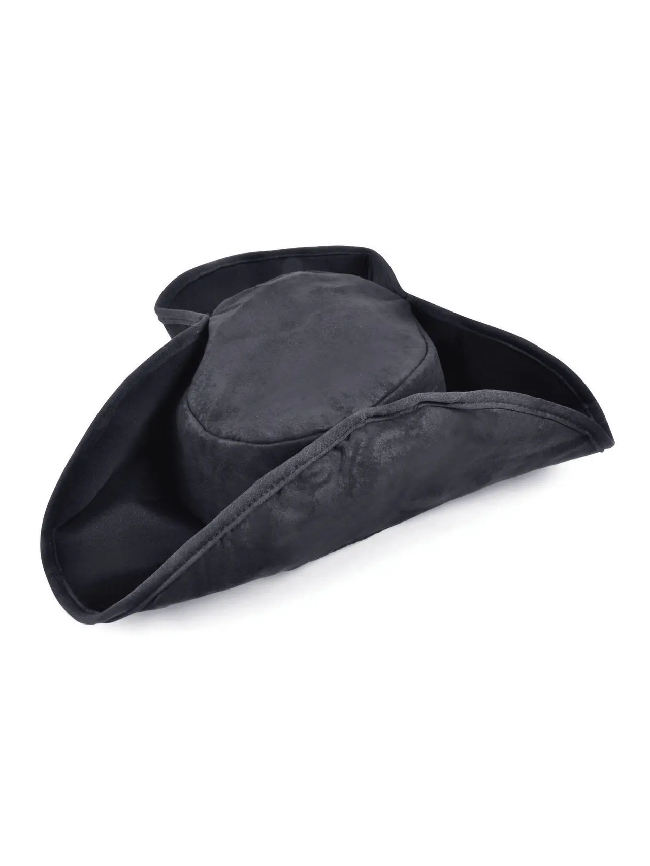 Slidt piratehat, sort