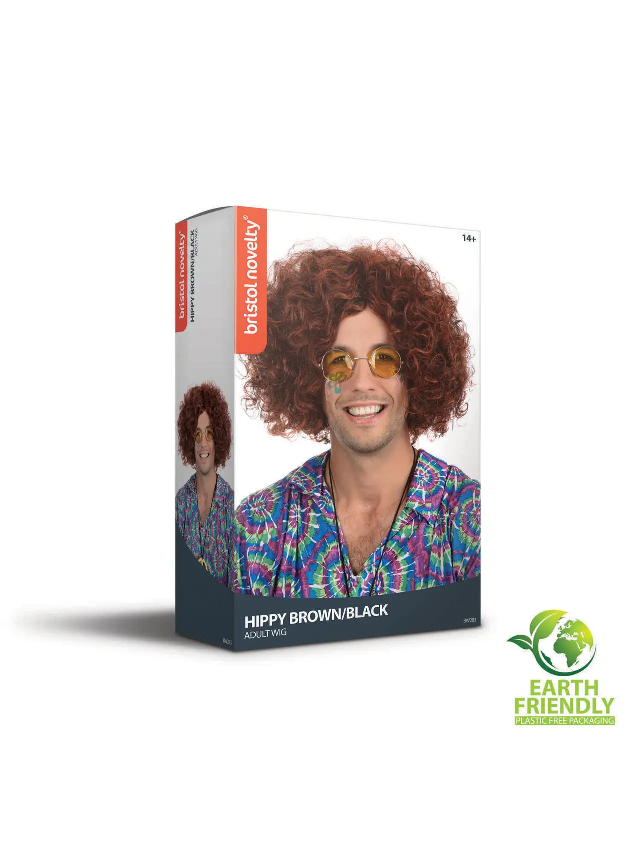 Hippieparyk med krøllet afro