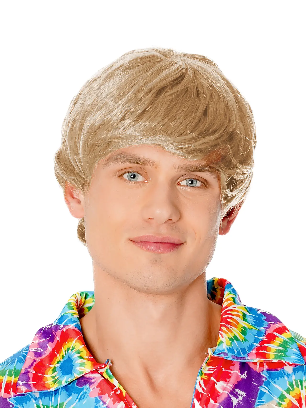Blond 60'er-paryk til herrer