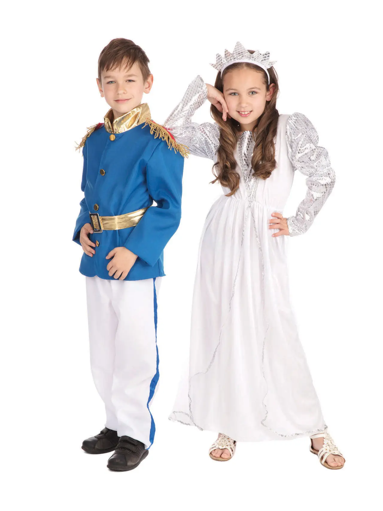 Prinsesse i hvidt – kostume til piger, 3-4 år