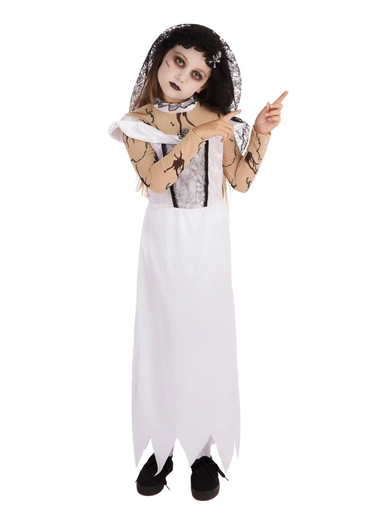 Zombiebrud – kostume til piger