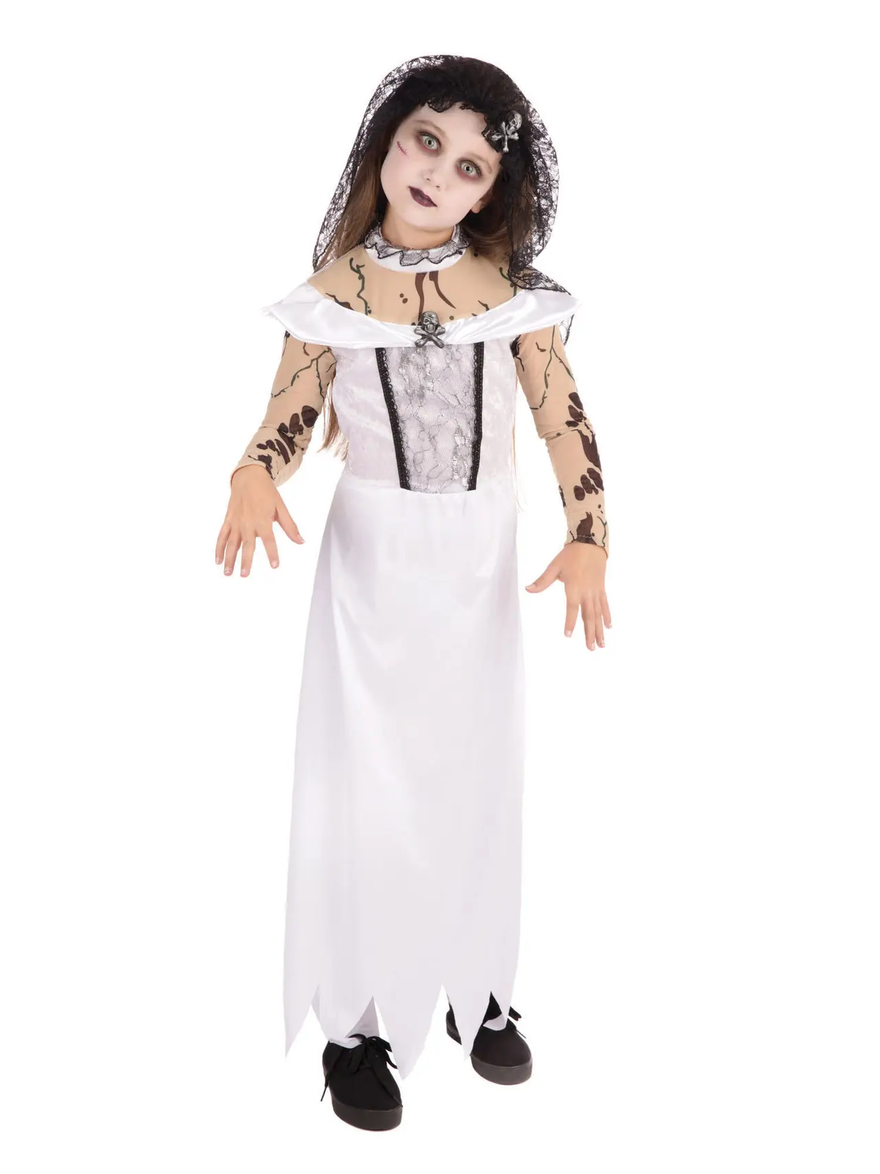 Zombiebrud – kostume til piger