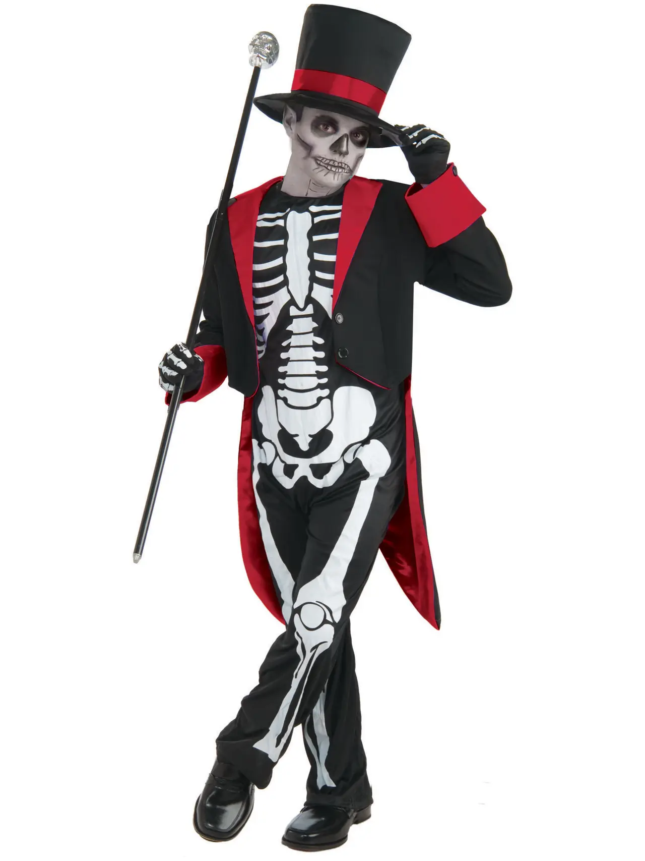 Mr. Bone Jangles skelet – kostume til drenge, M