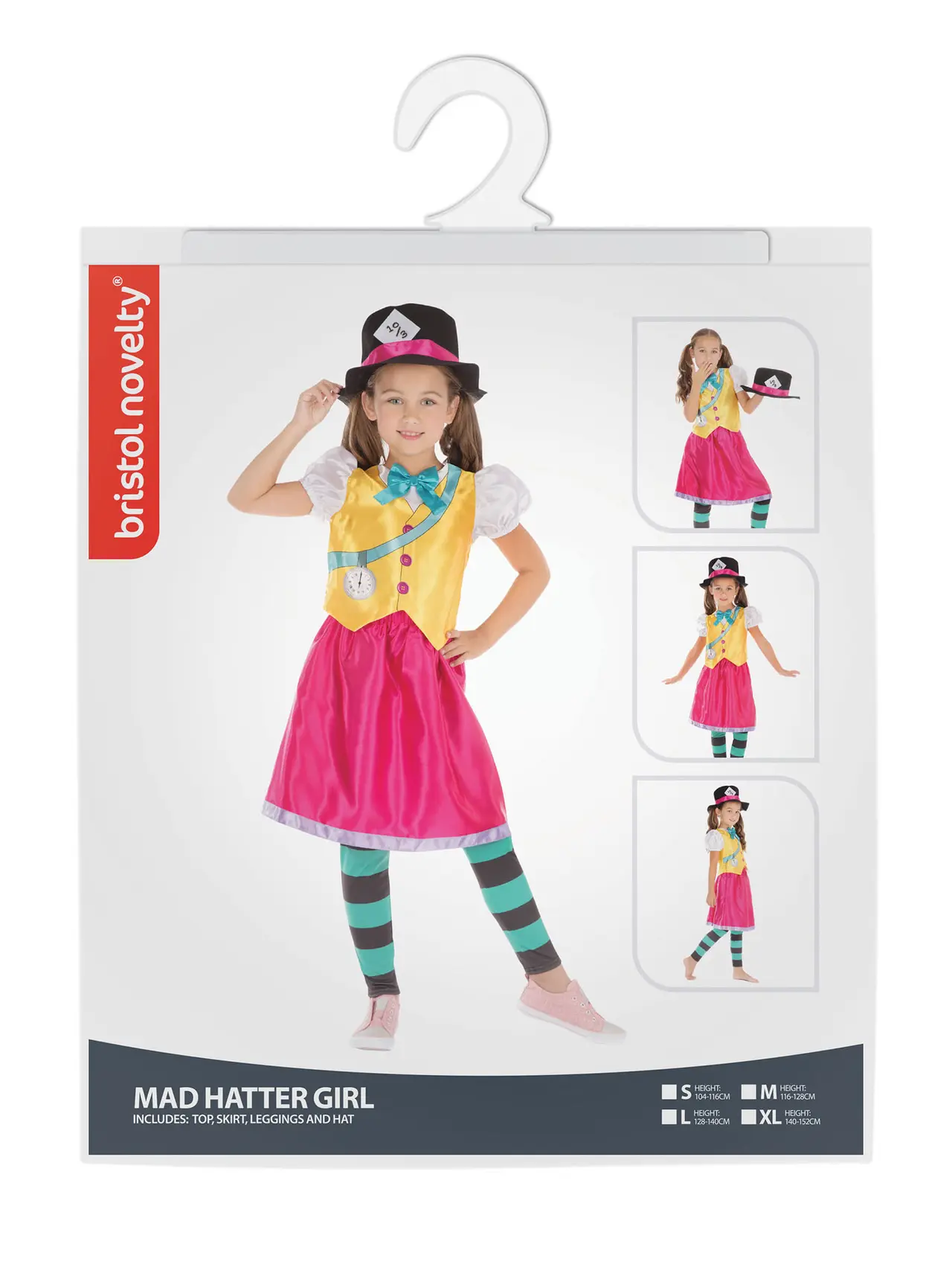 Hattemager – kostume til piger, S