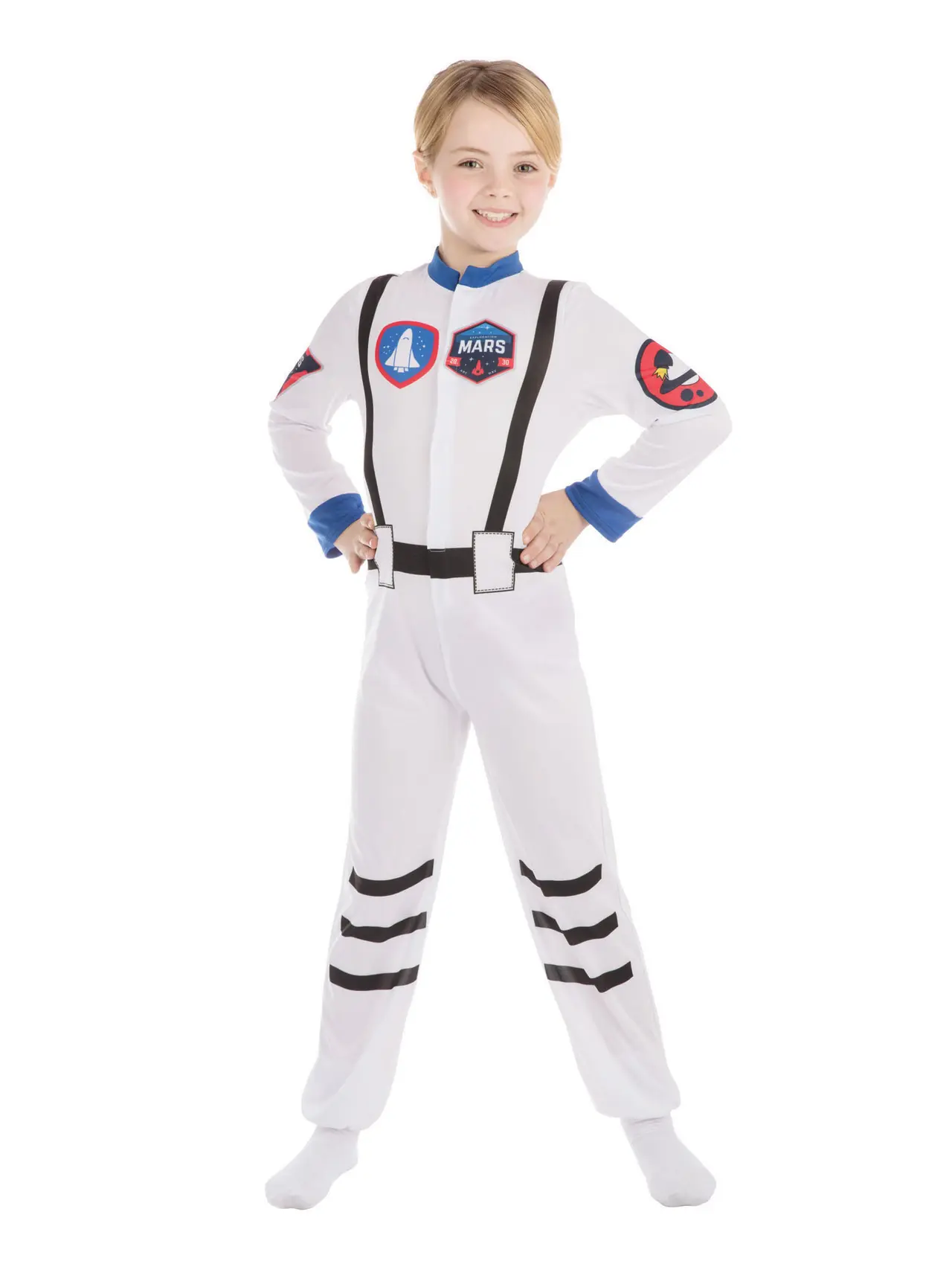 Astronaut med Mars-mission – kostume til børn, 3-4 år