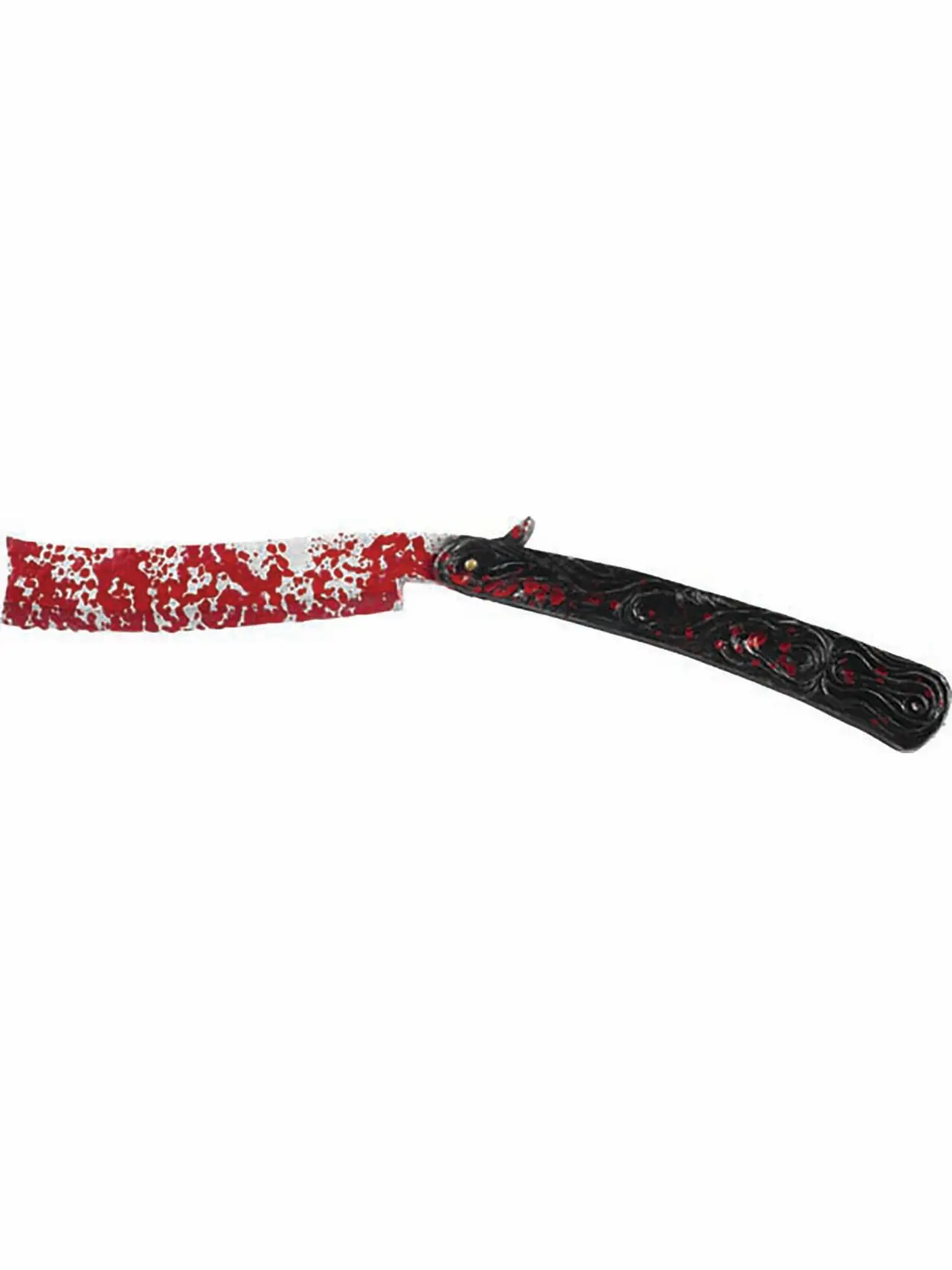 Blodig barberkniv