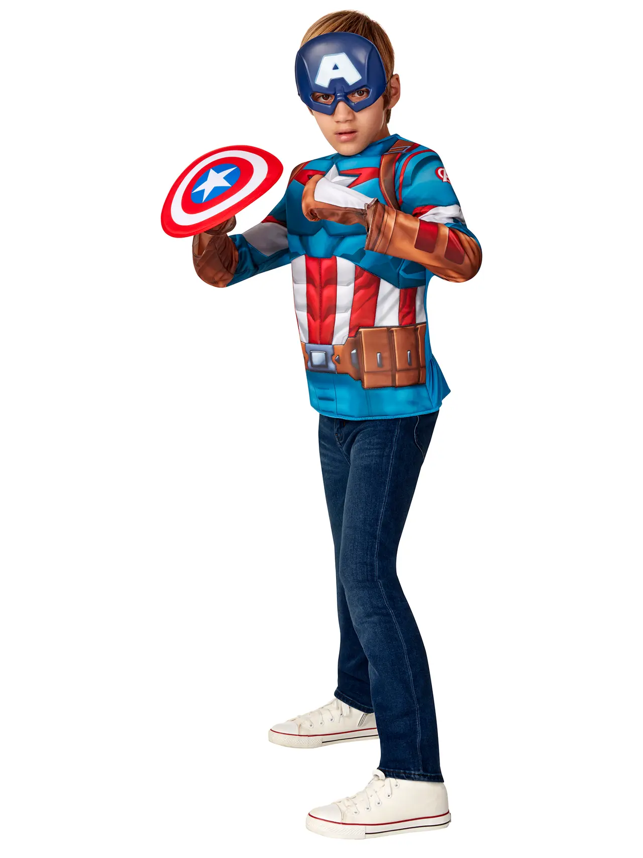 Captain America udklædningssæt – kostume til børn (model G40332)