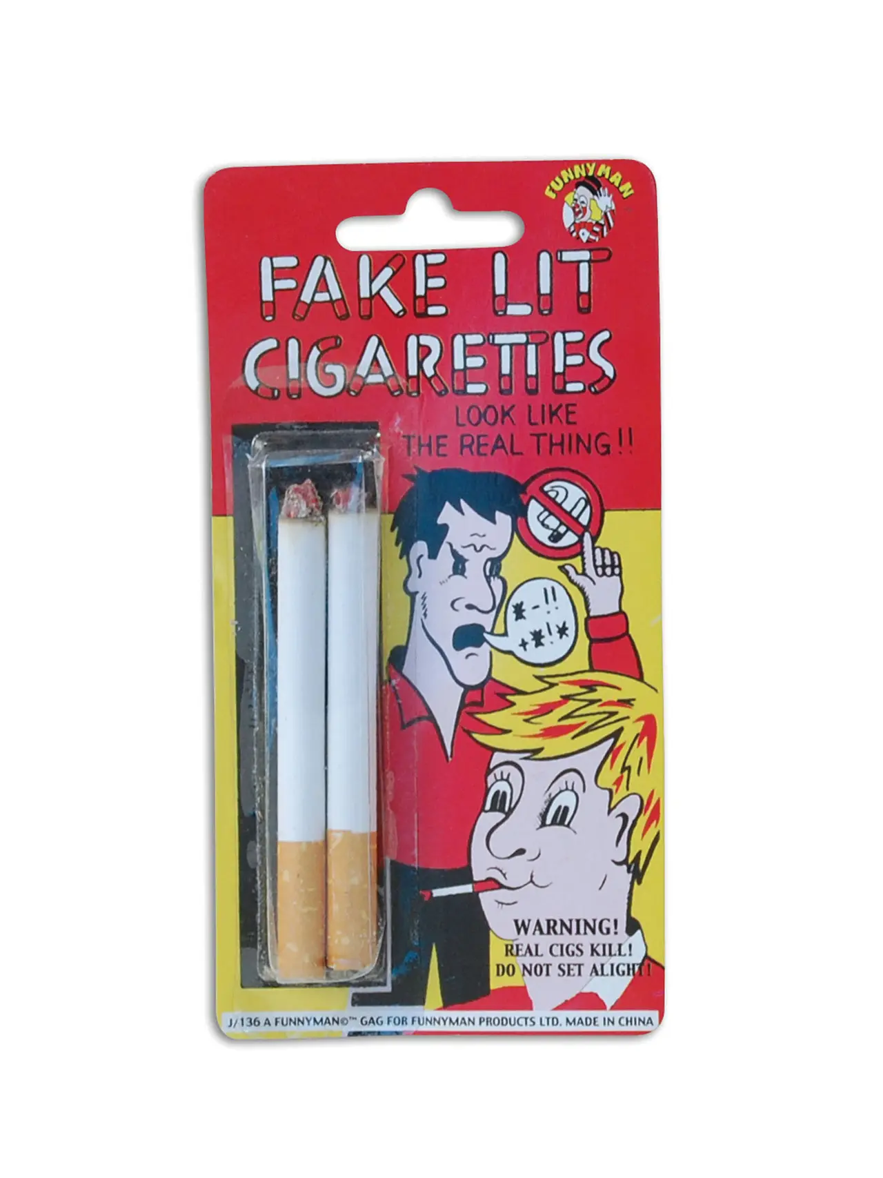 Falske tændte cigaretter – 12 stk.
