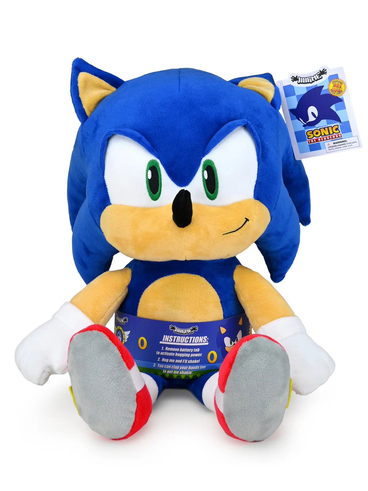 Sonic the Hedgehog HugMe-plysdyr med vibration