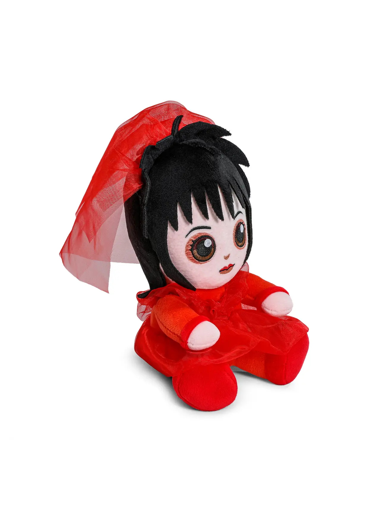 Lydia i rød brudekjole – Beetlejuice Phunny-bamse