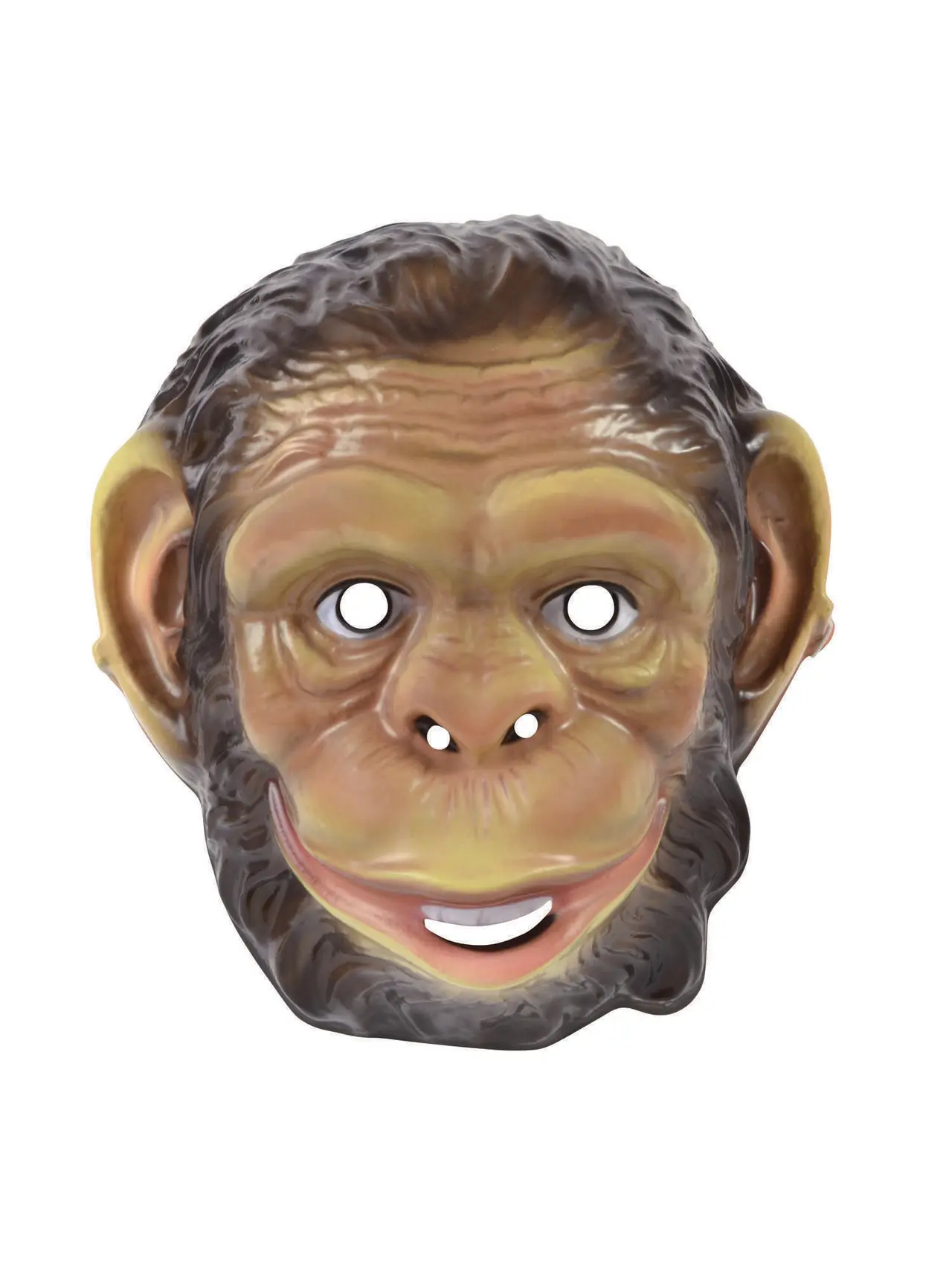 Chimpansemaske i plast